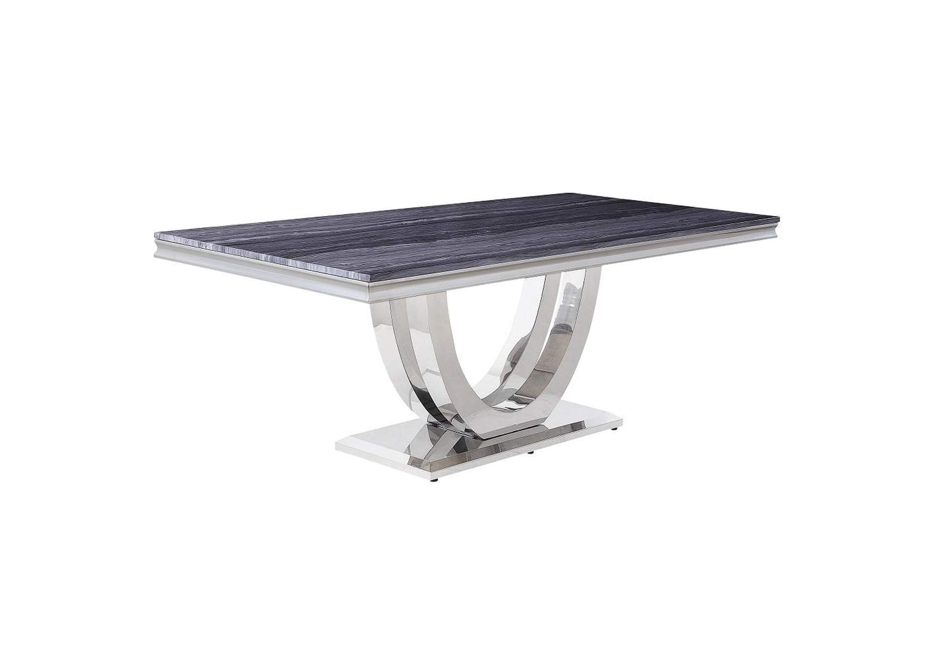 Cambrie Dining Table with Engineered Stone Top image 3