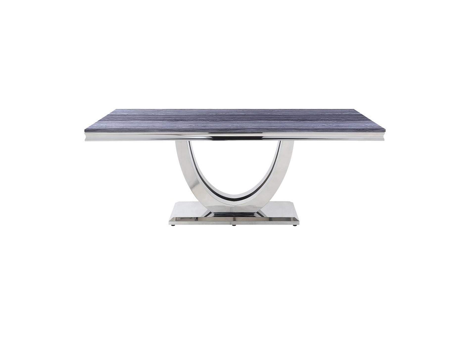 Cambrie Dining Table with Engineered Stone Top image 4