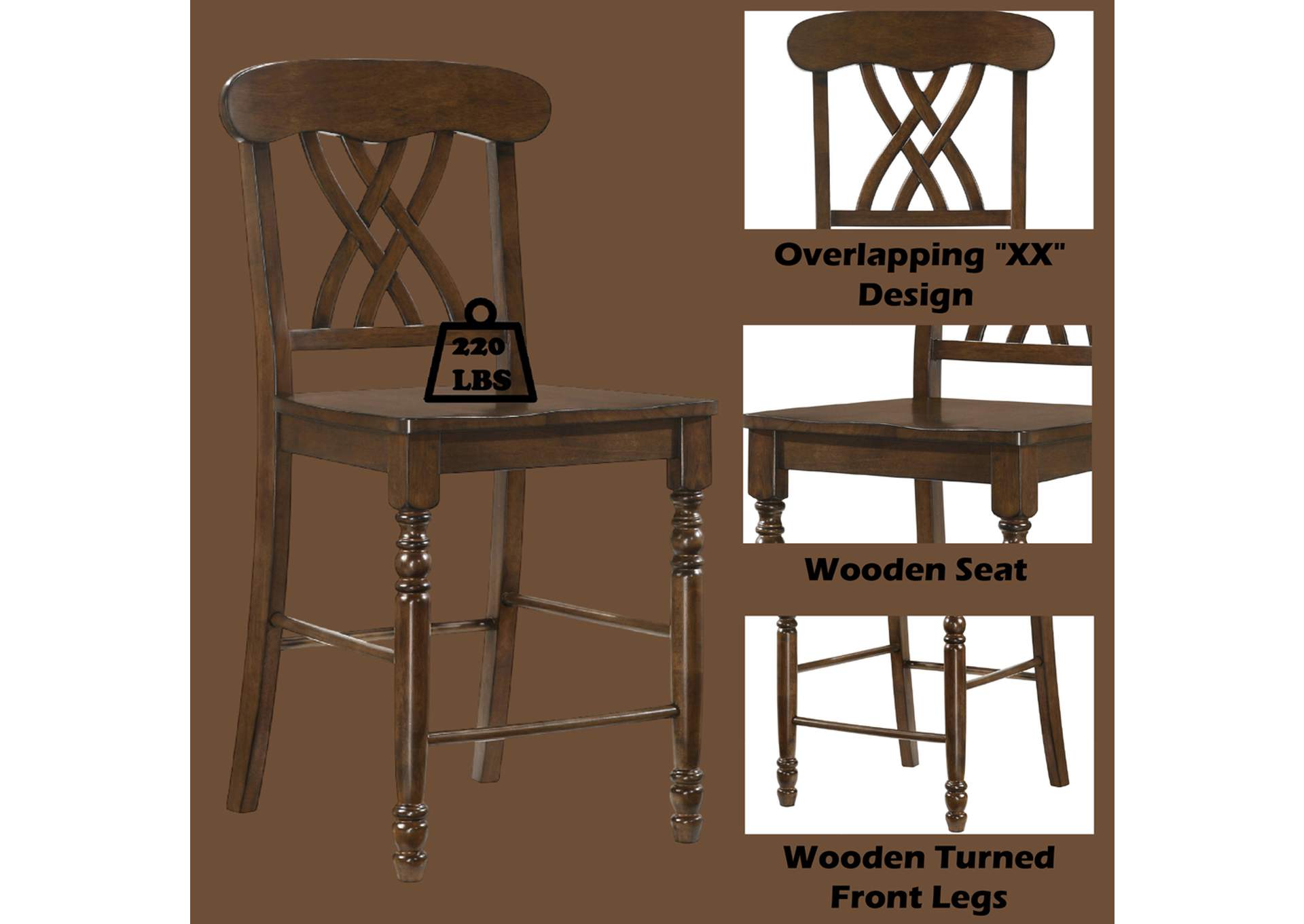 Dylan Counter Height Chair - Set of 2 image 8