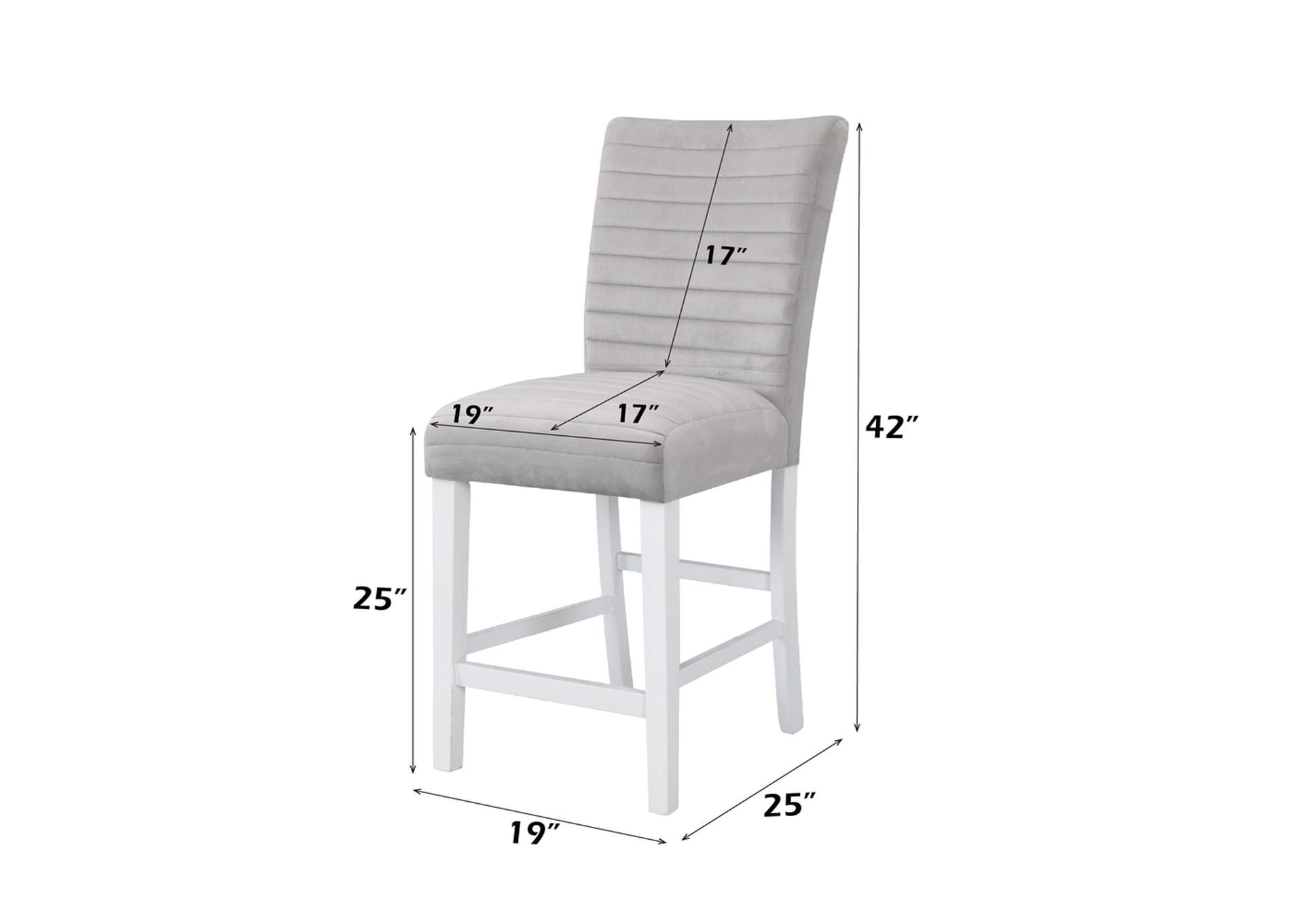Elizaveta Counter Height Chair - Set of 2