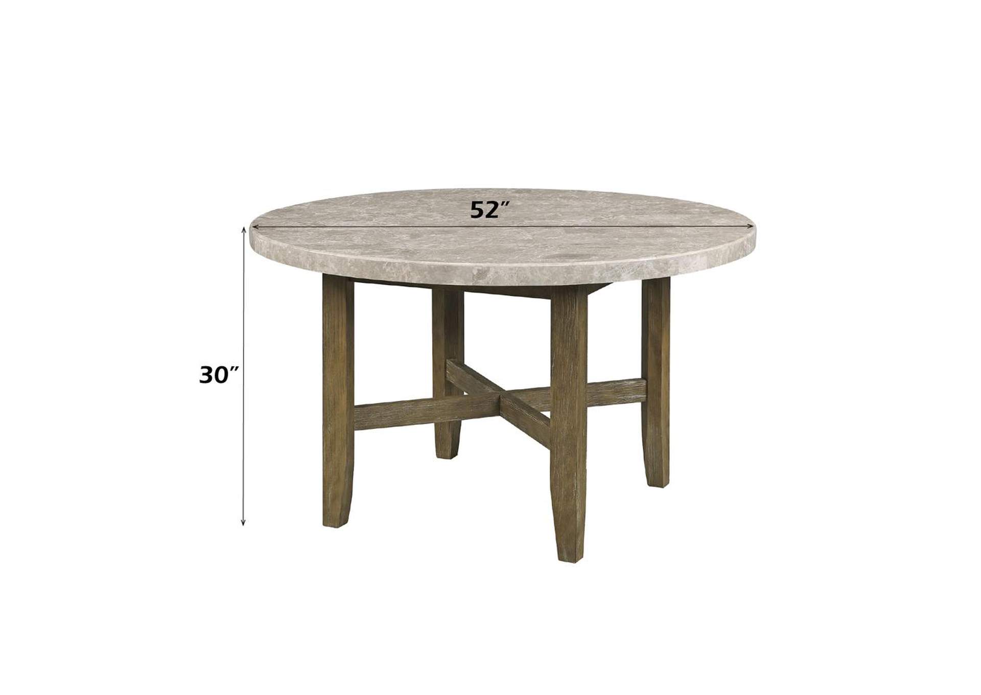 Karsen Dining Table with Marble Top image 6