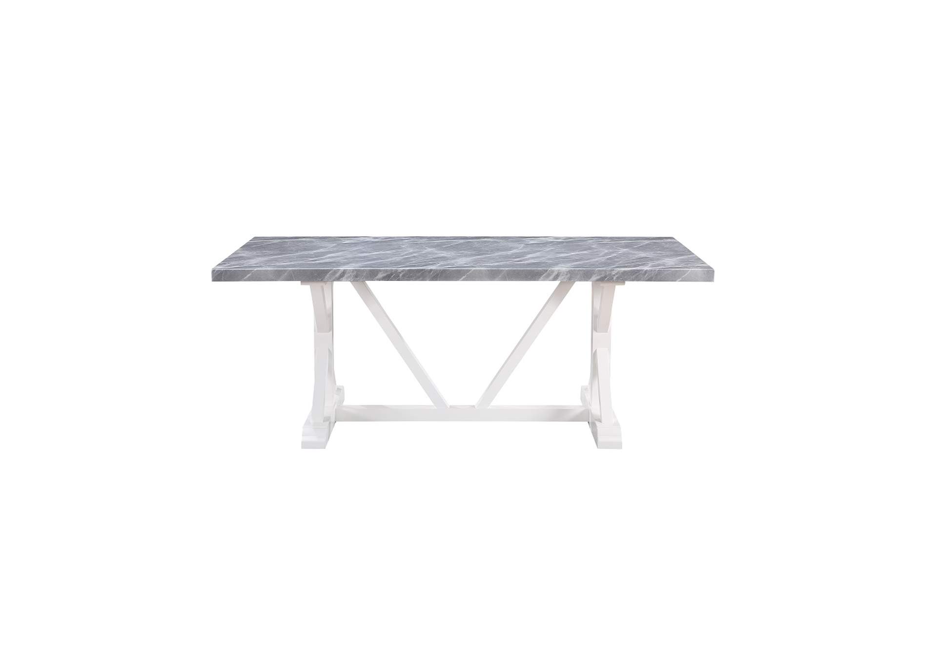 Hollyn Dining Table with Engineered Stone Top image 7
