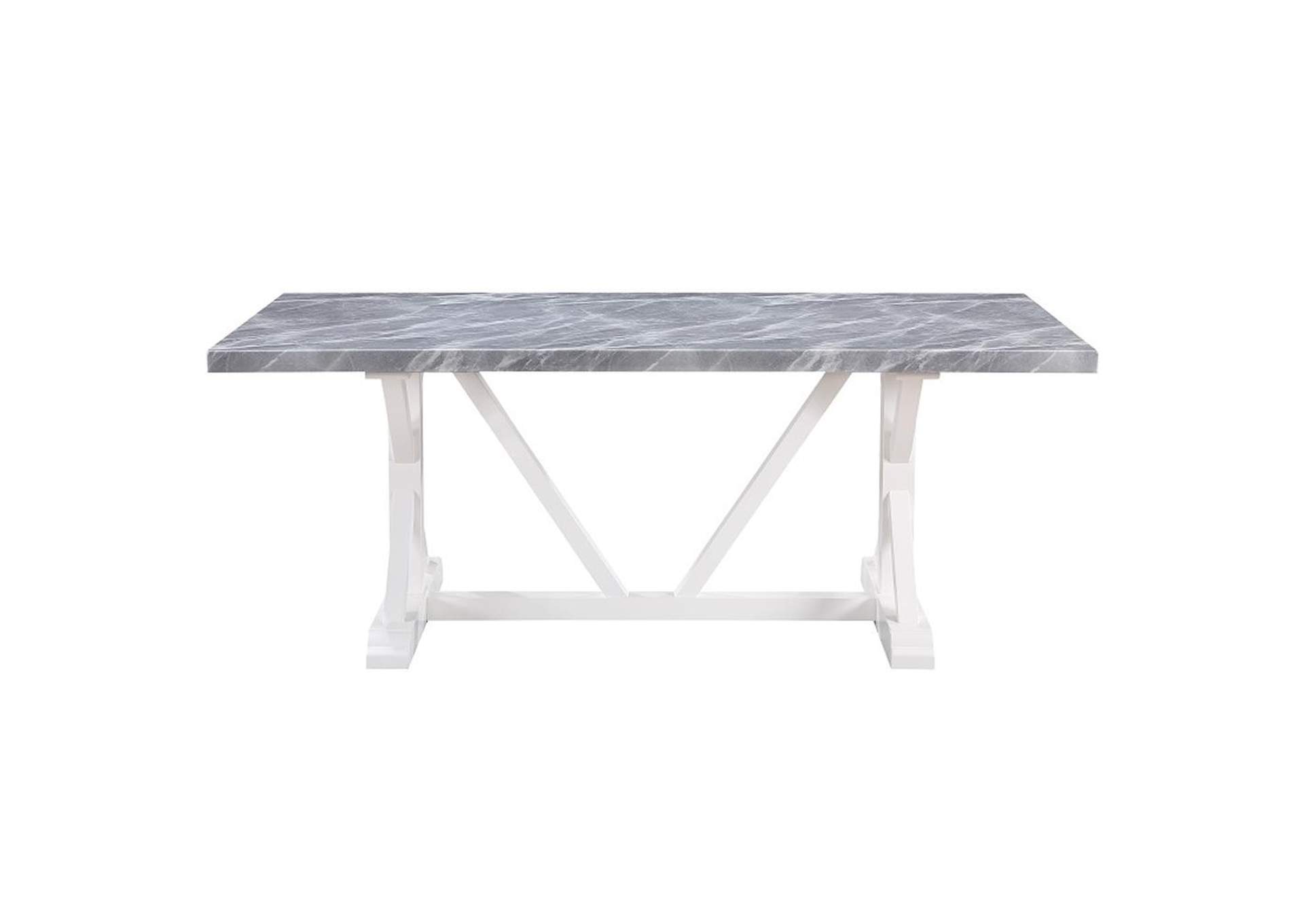 Hollyn Dining Table with Engineered Stone Top image 4