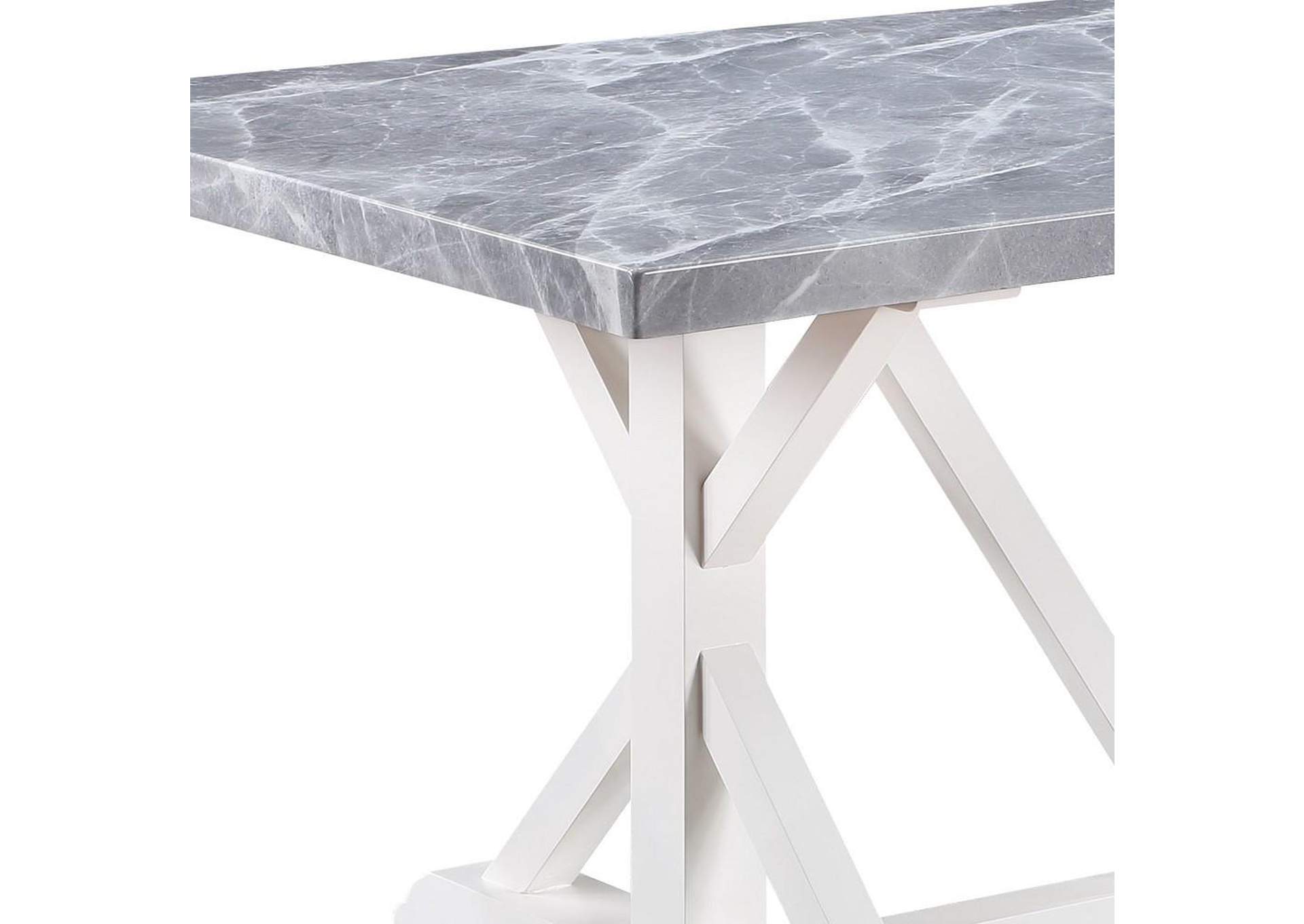 Hollyn Dining Table with Engineered Stone Top image 7