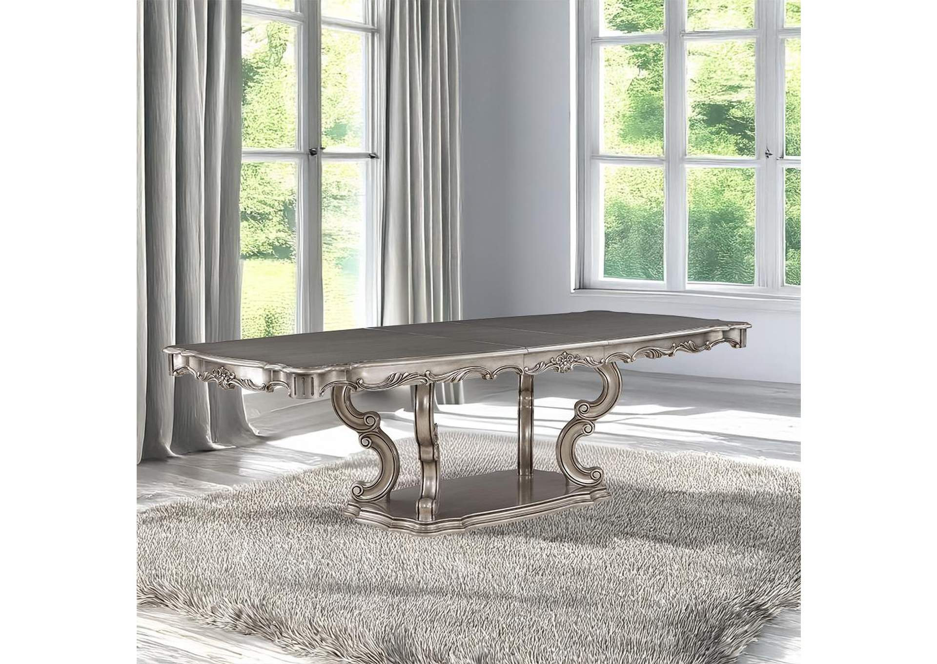 Ariadne Dining Table with Pedestal image 1