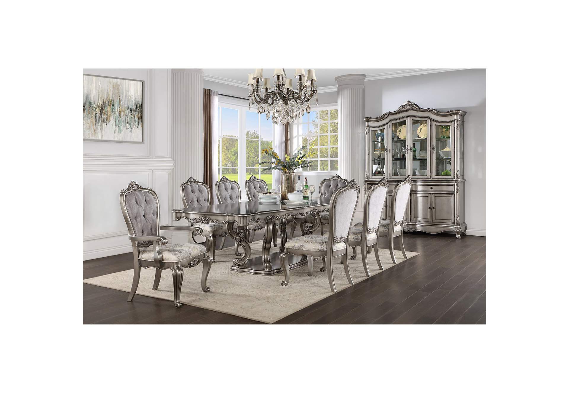 Ariadne Dining Table with Pedestal image 4
