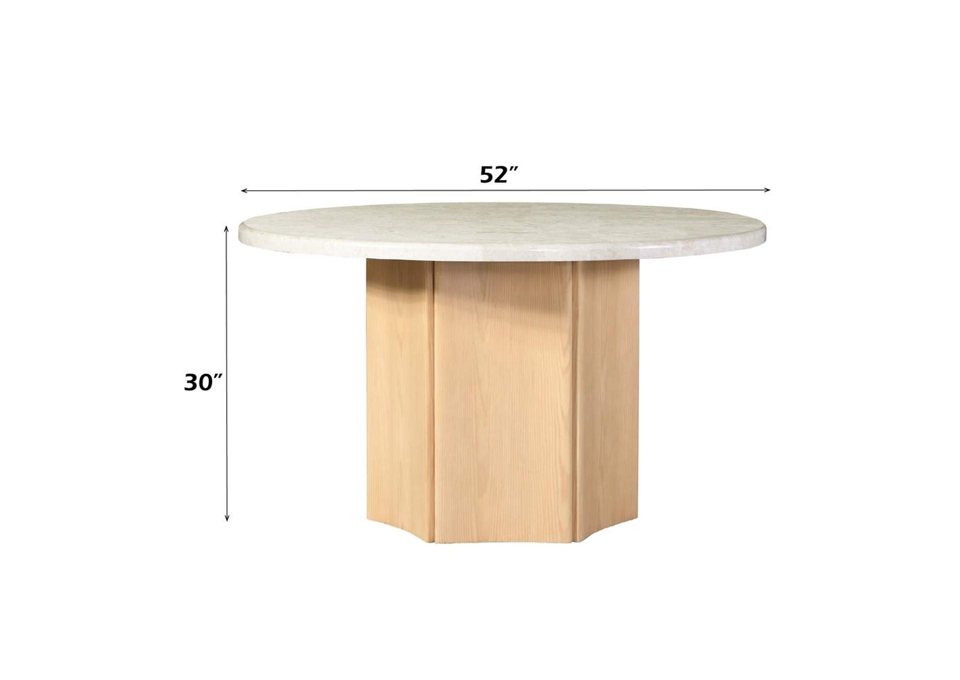 Qwin Round Dining Table with Marble Top image 9
