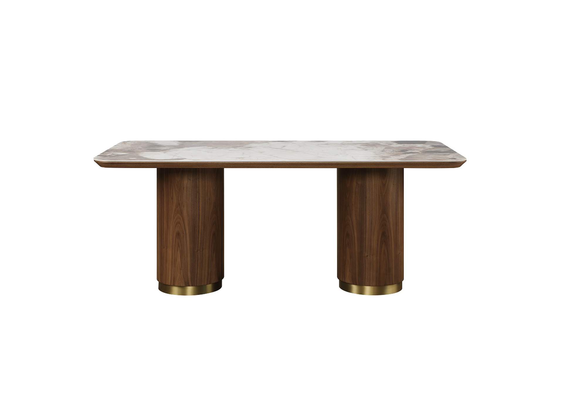 Willene Dining Table with Ceramic Top