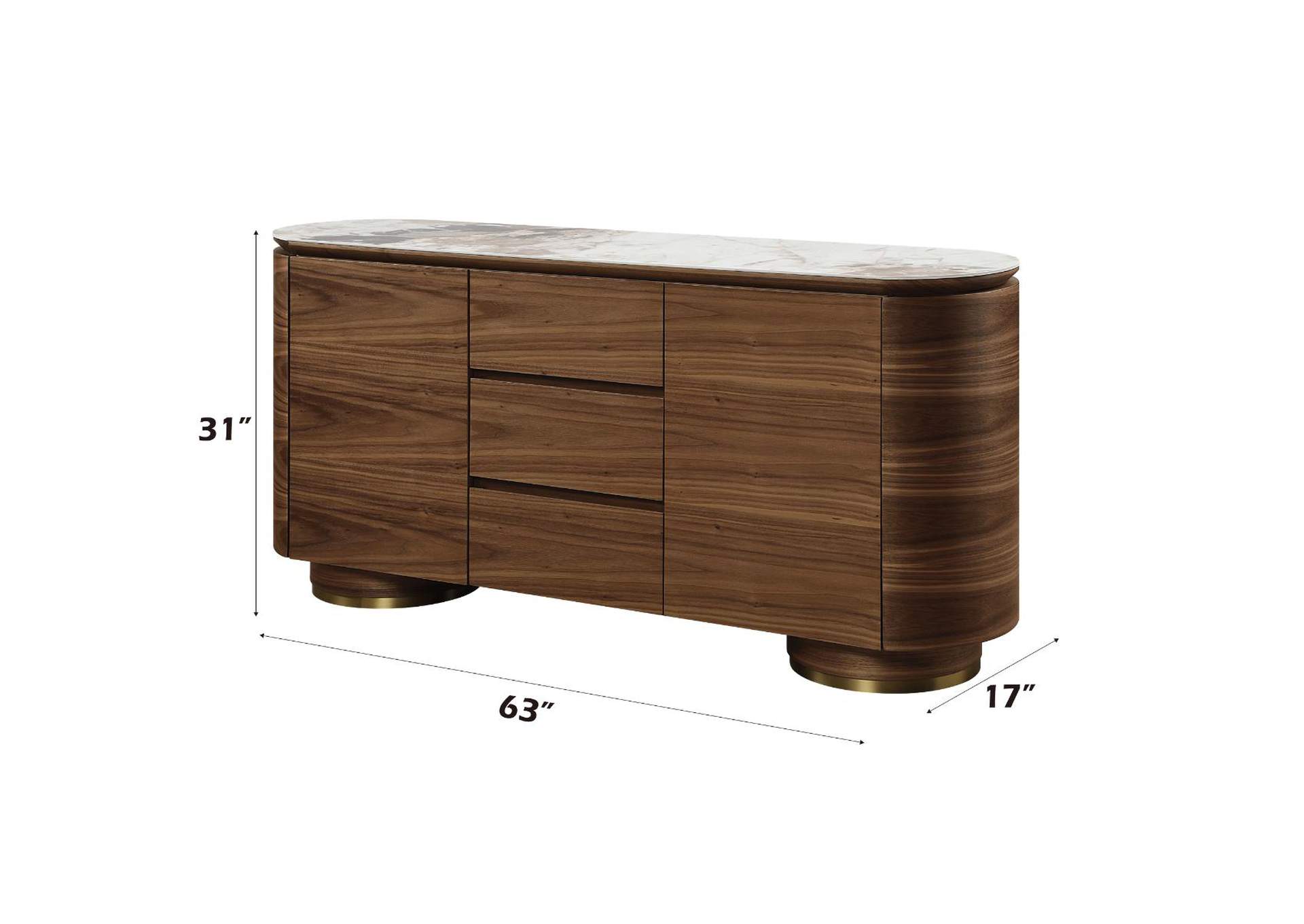 Willene Server with Ceramic Top image 8