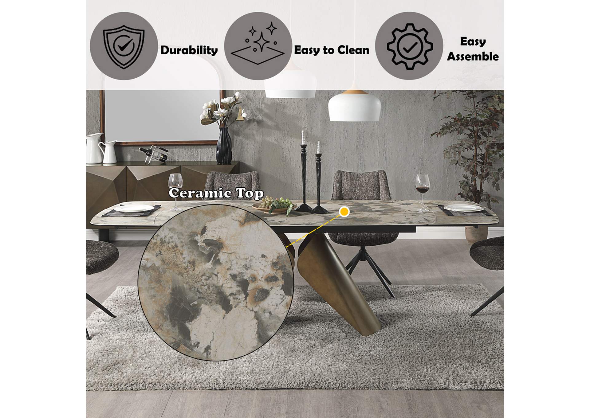 Malika Dining Table image 9
