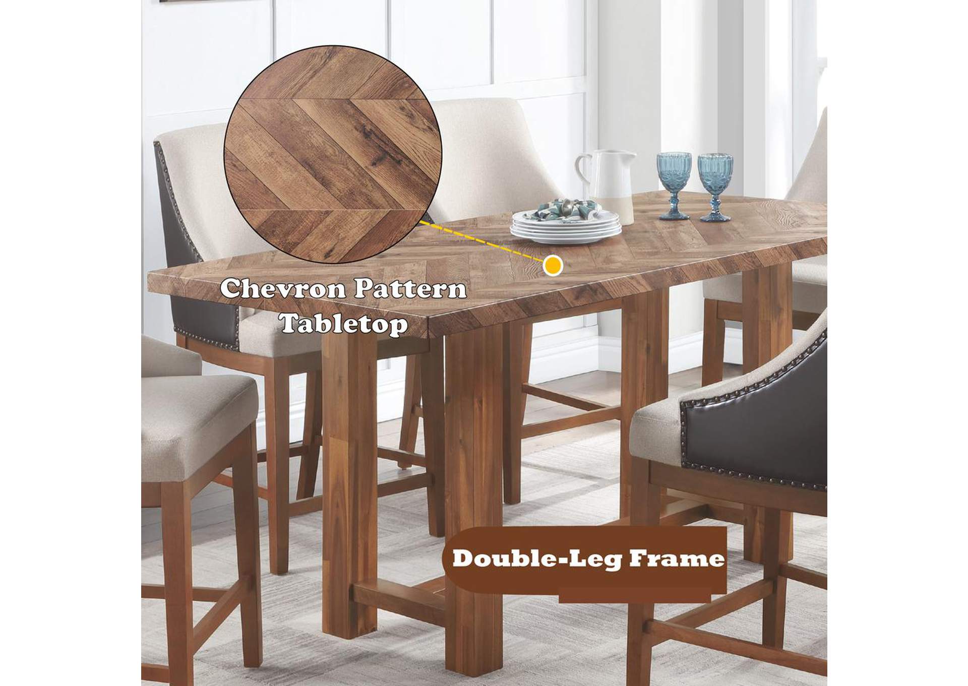 Gilsea Counter Height Table image 8