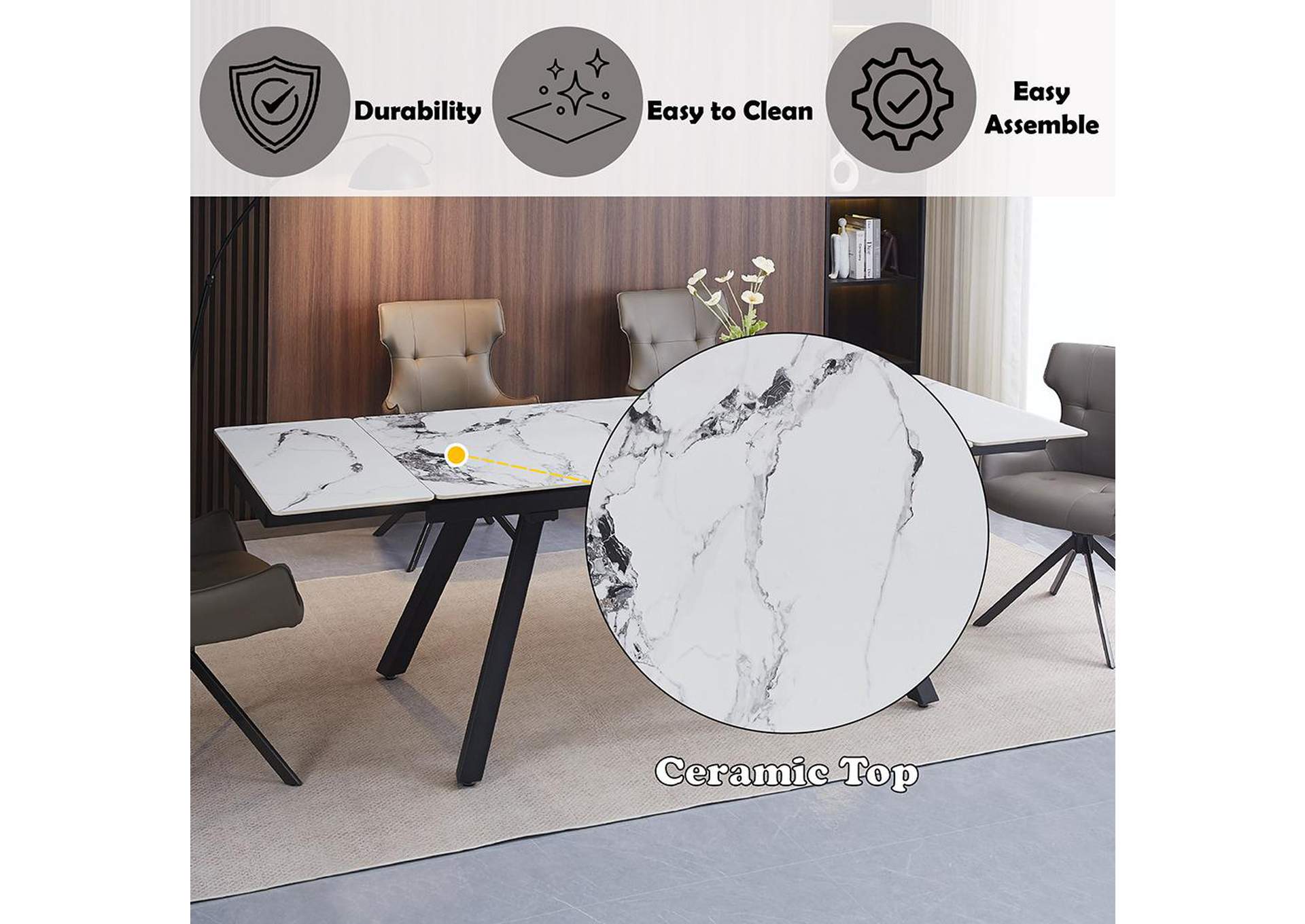 Damita Dining Table image 9