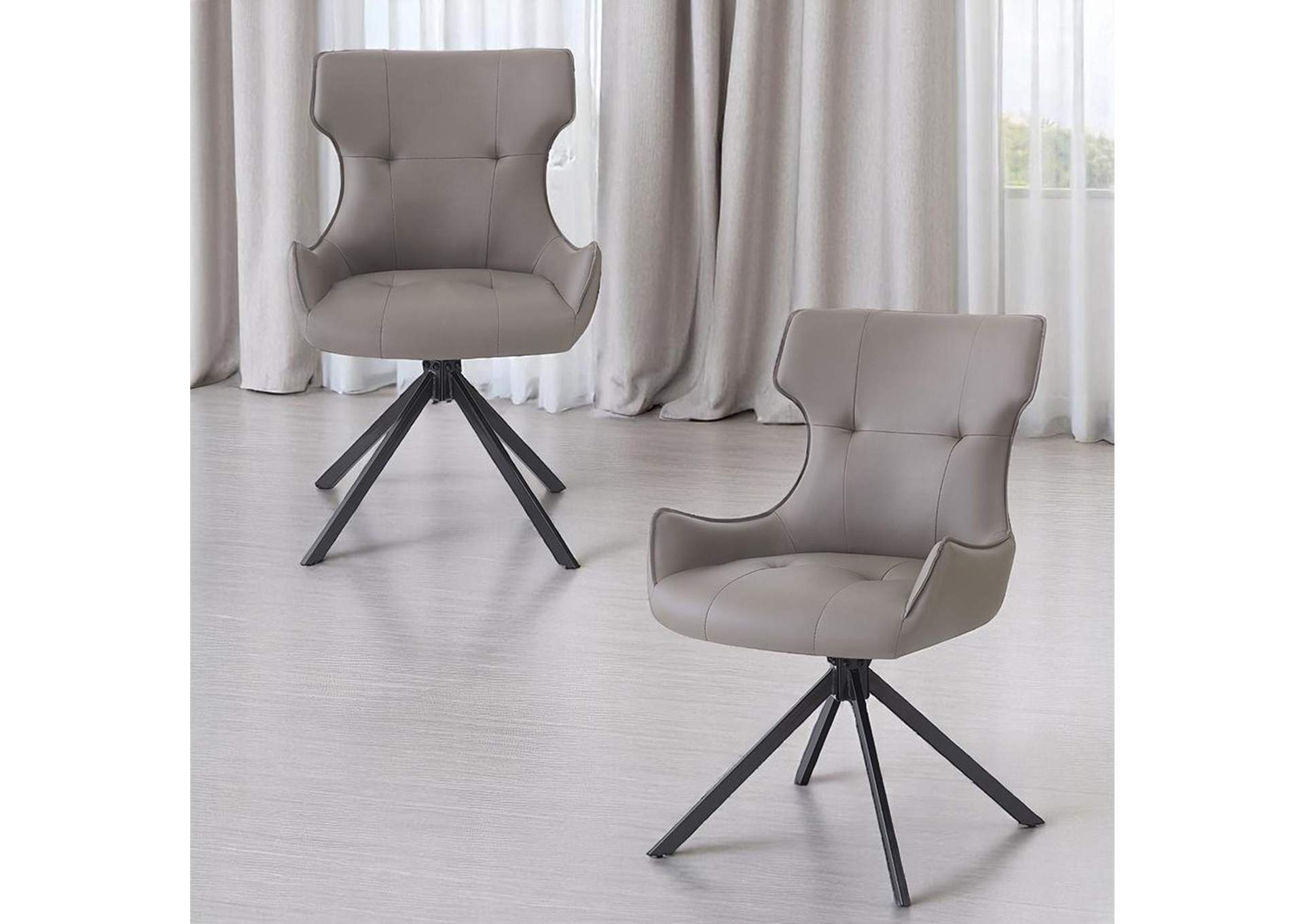Damita Side Chair with Swivel - Set of 2 image 7