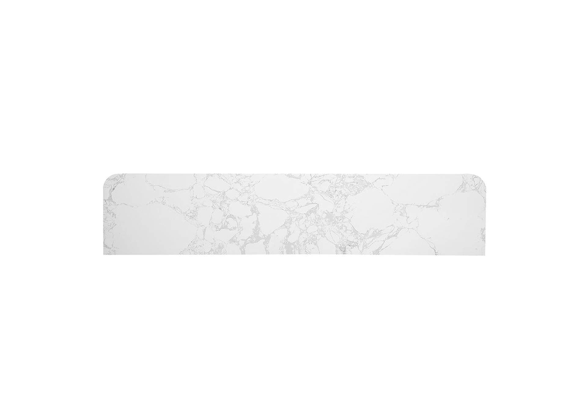 Clayten Server with Marble Top and Fireplace image 8