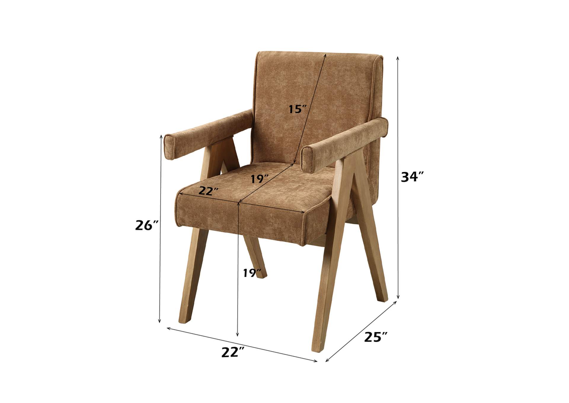 Zoey Arm Chair - Set of 2 image 9