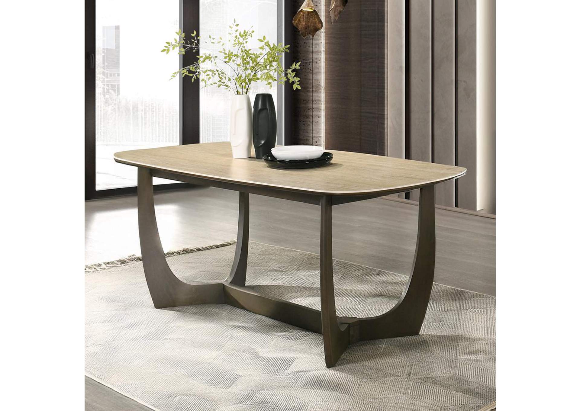 Davita Dining Table with Ceramic Top image 1