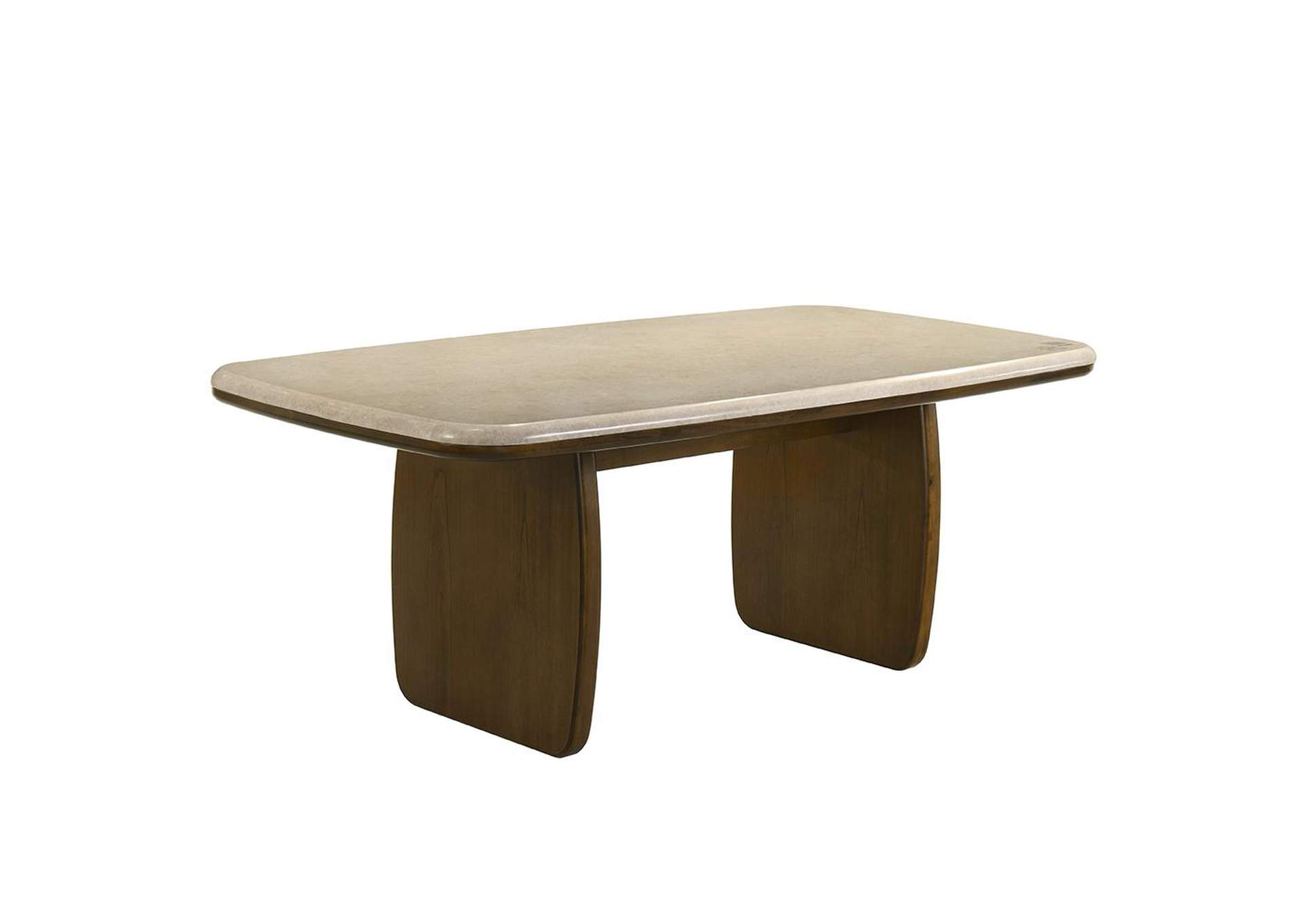 Kasha Dining Table with Natural Marble Top image 3