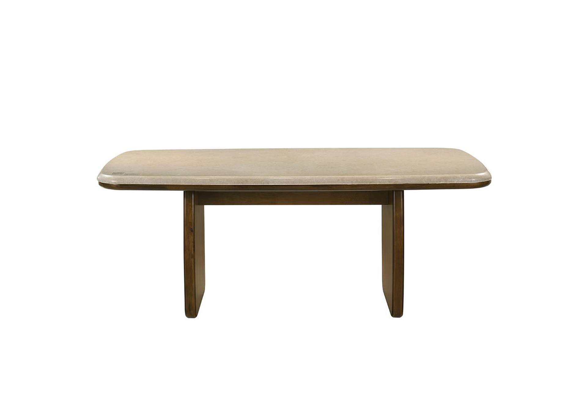 Kasha Dining Table with Natural Marble Top image 4