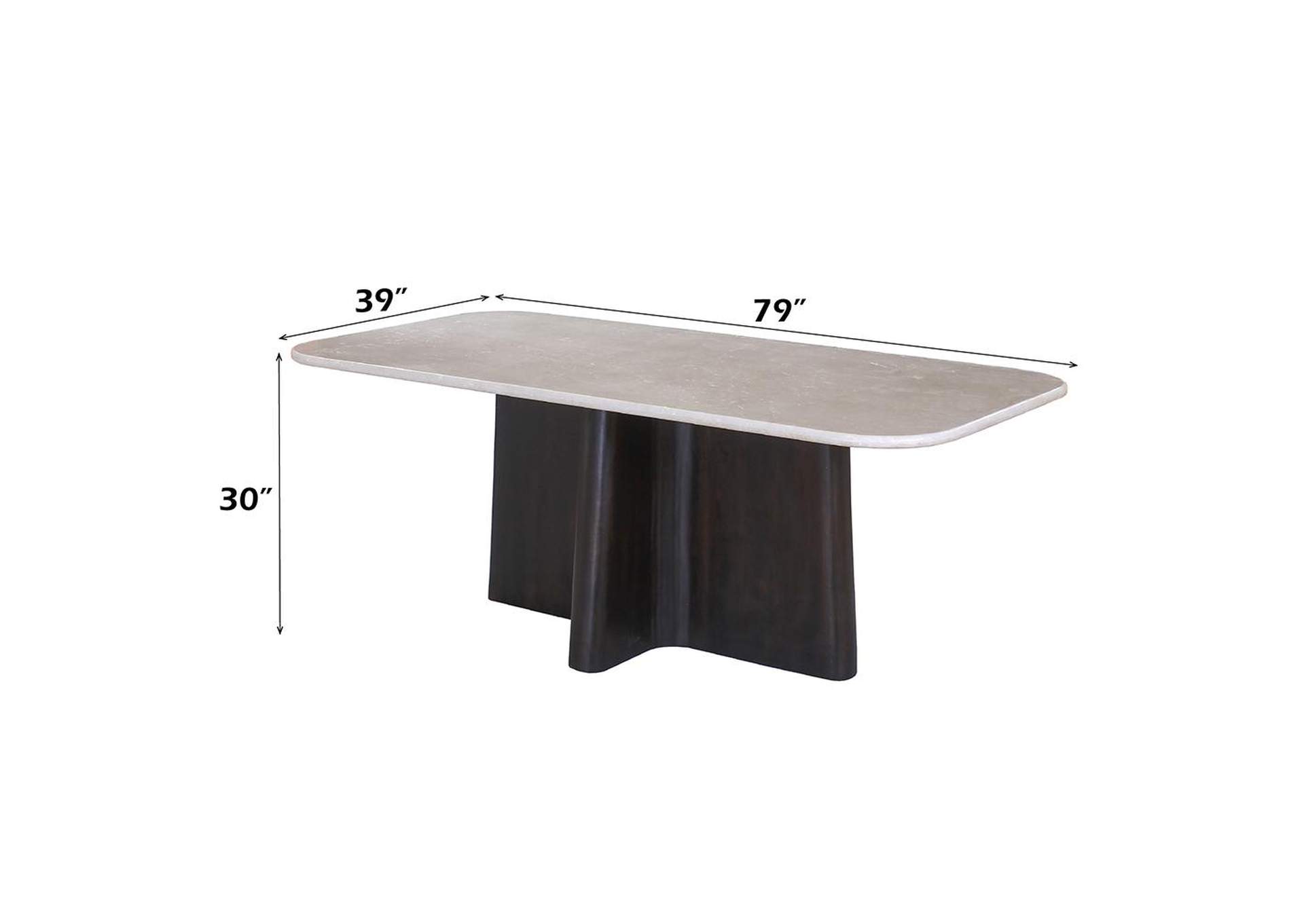 Jacory Dining Table with Bottocino Marble Top image 8