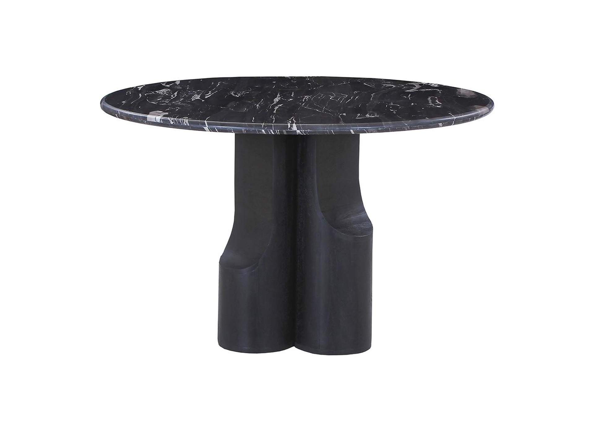 Kinton Round Dining Table with Natural Marble Top image 5