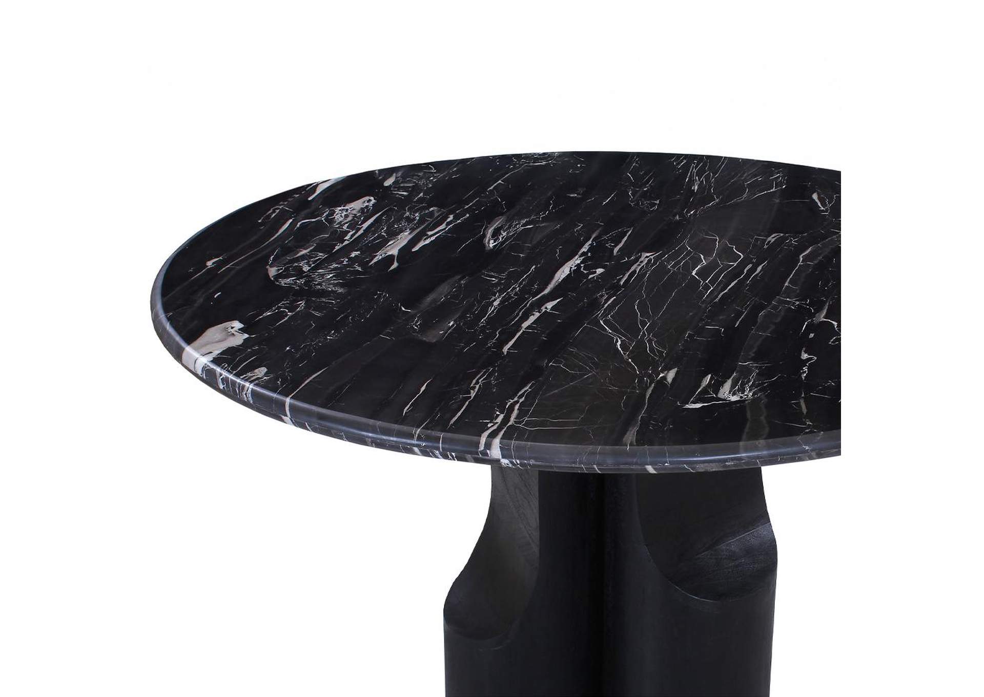 Kinton Round Dining Table with Natural Marble Top image 6
