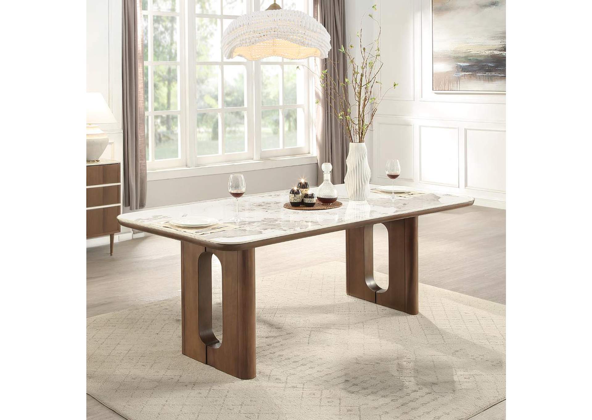 Harvey Dining Table with Ceramic Top image 1