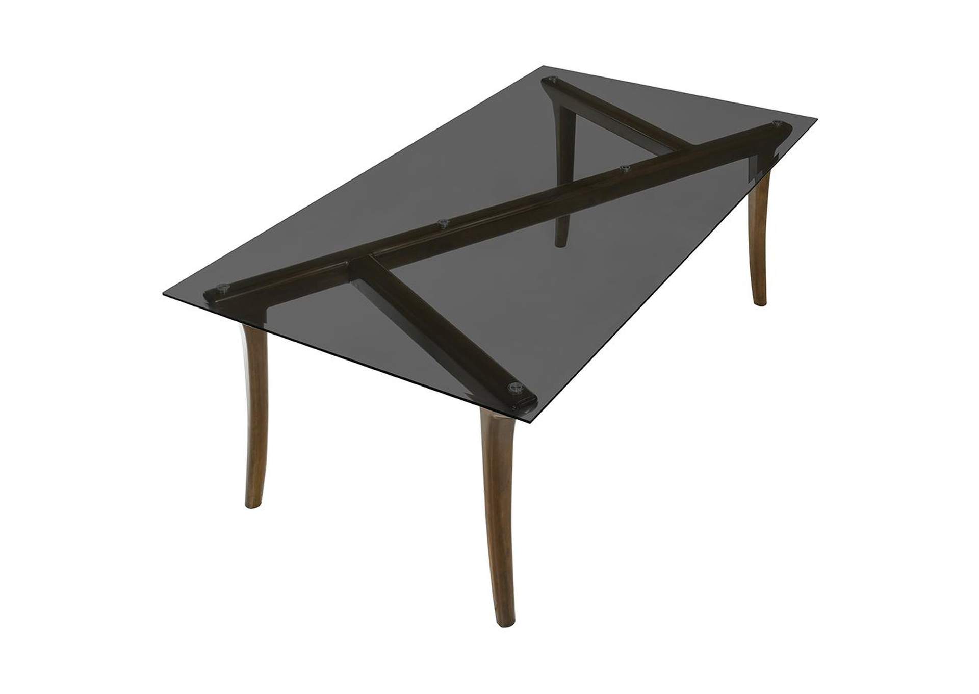 Danzel Dining Table with Glasss Top image 5