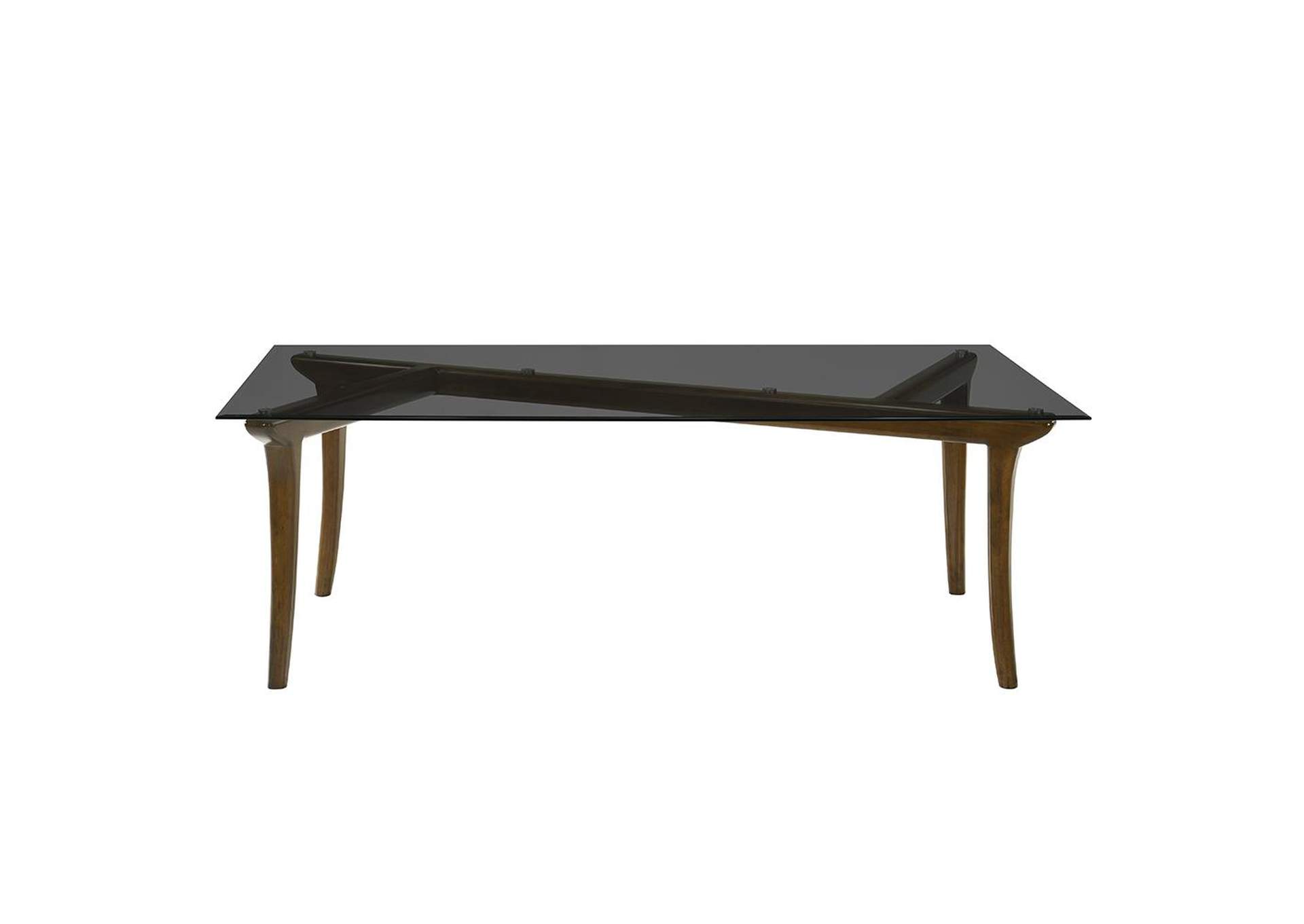 Danzel Dining Table with Glasss Top image 6