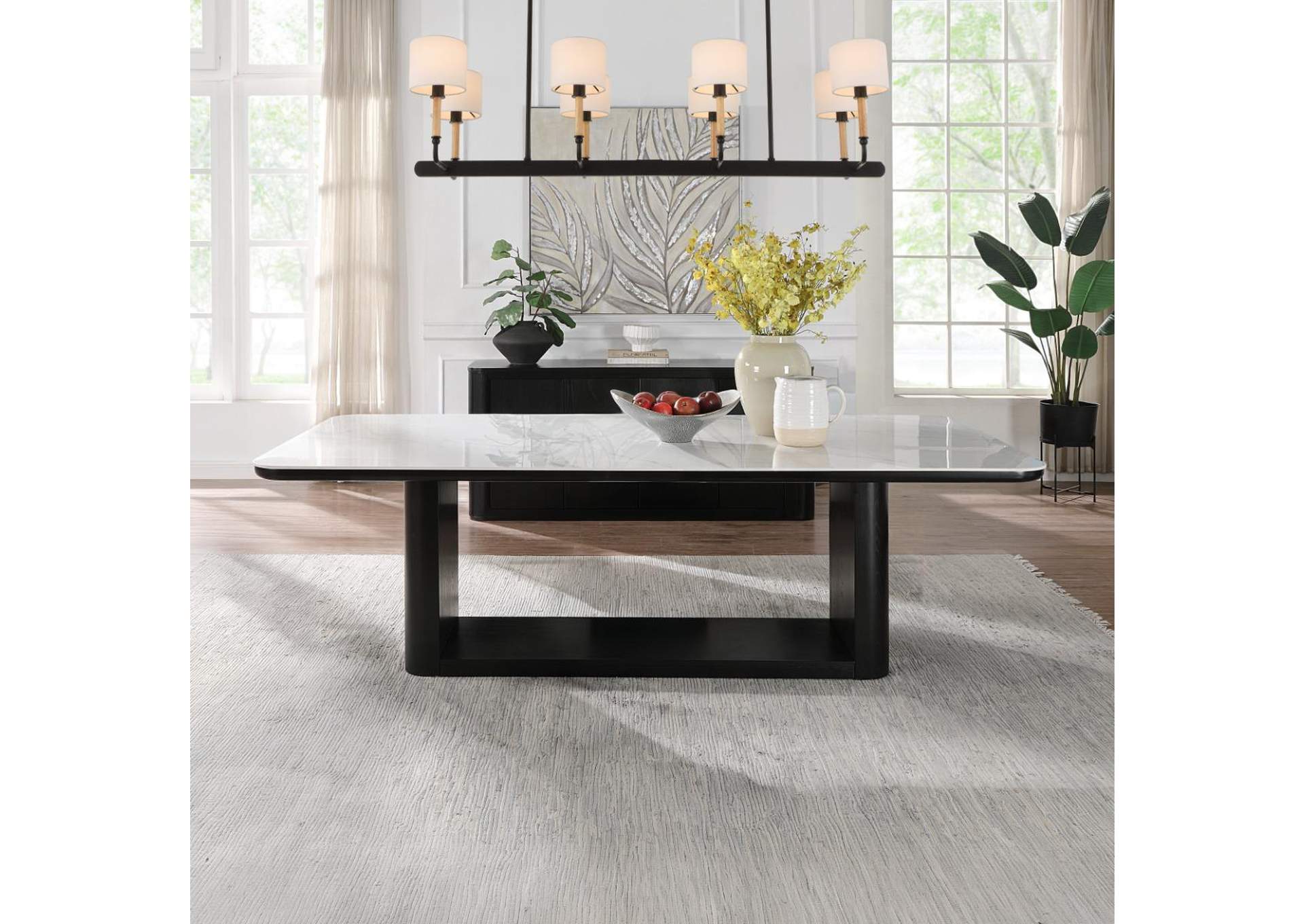 Koen Dining Table with Ceramic Top image 1