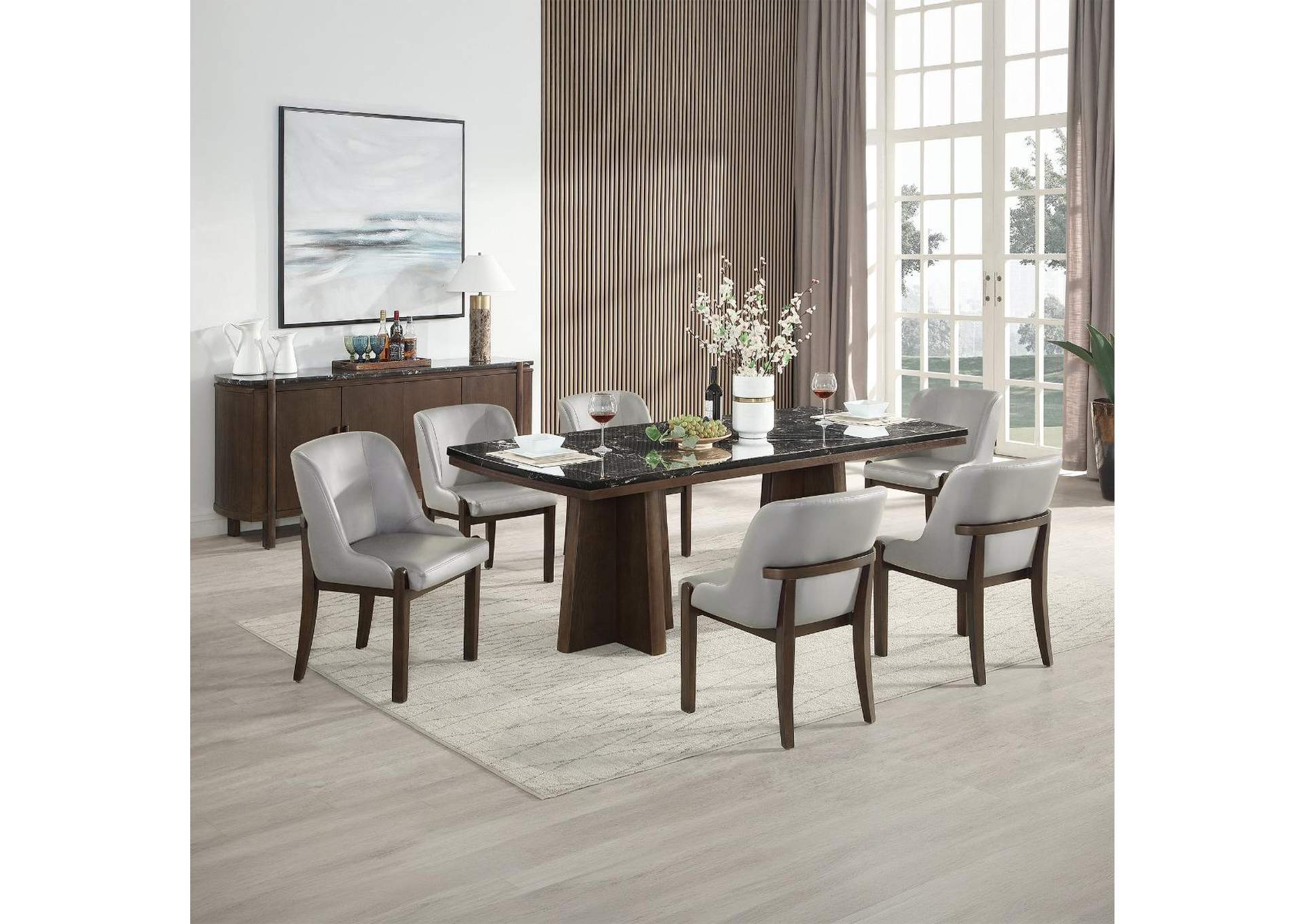 Estella Dining Table with Marble Top image 10