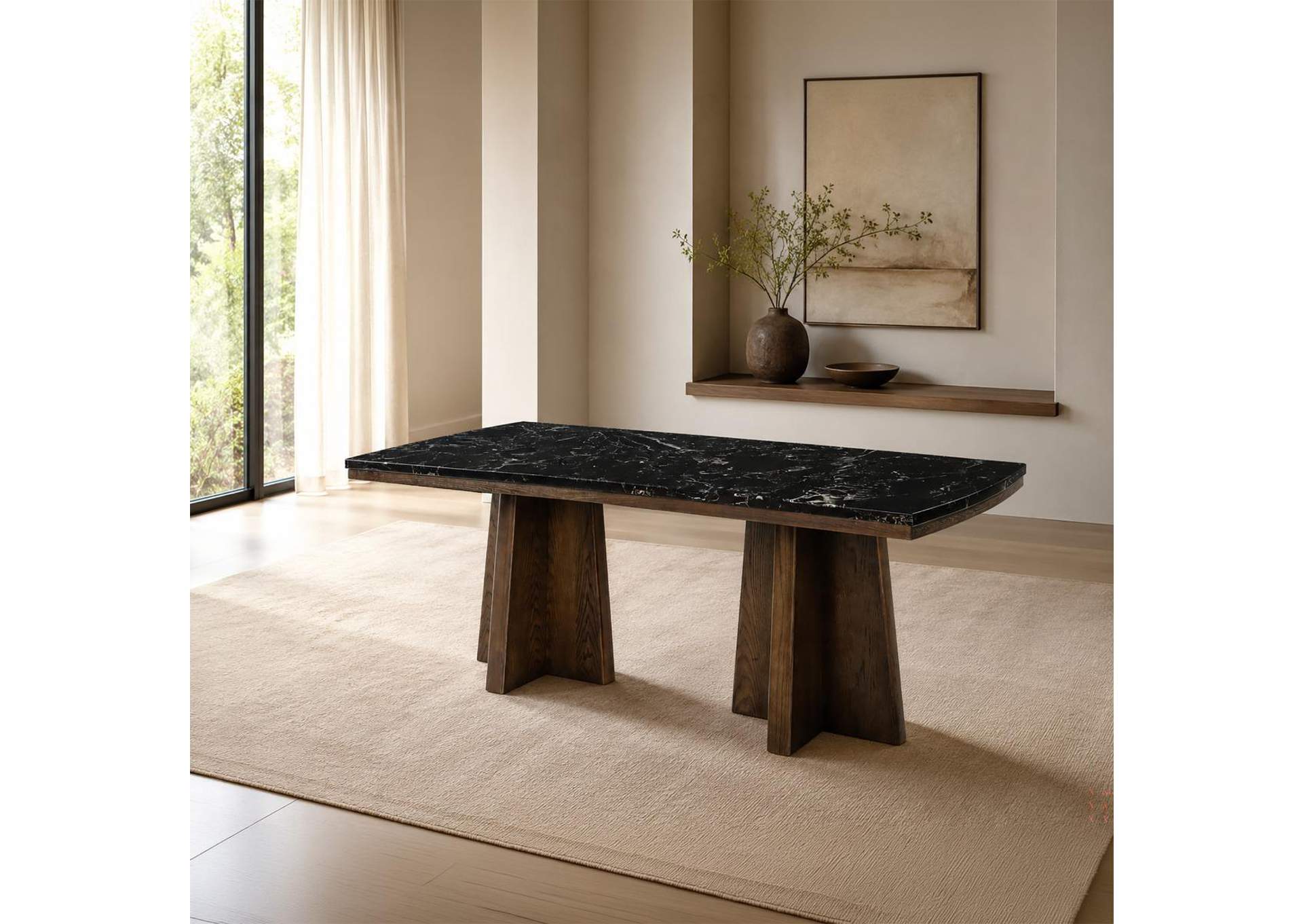 Estella Dining Table with Marble Top image 7