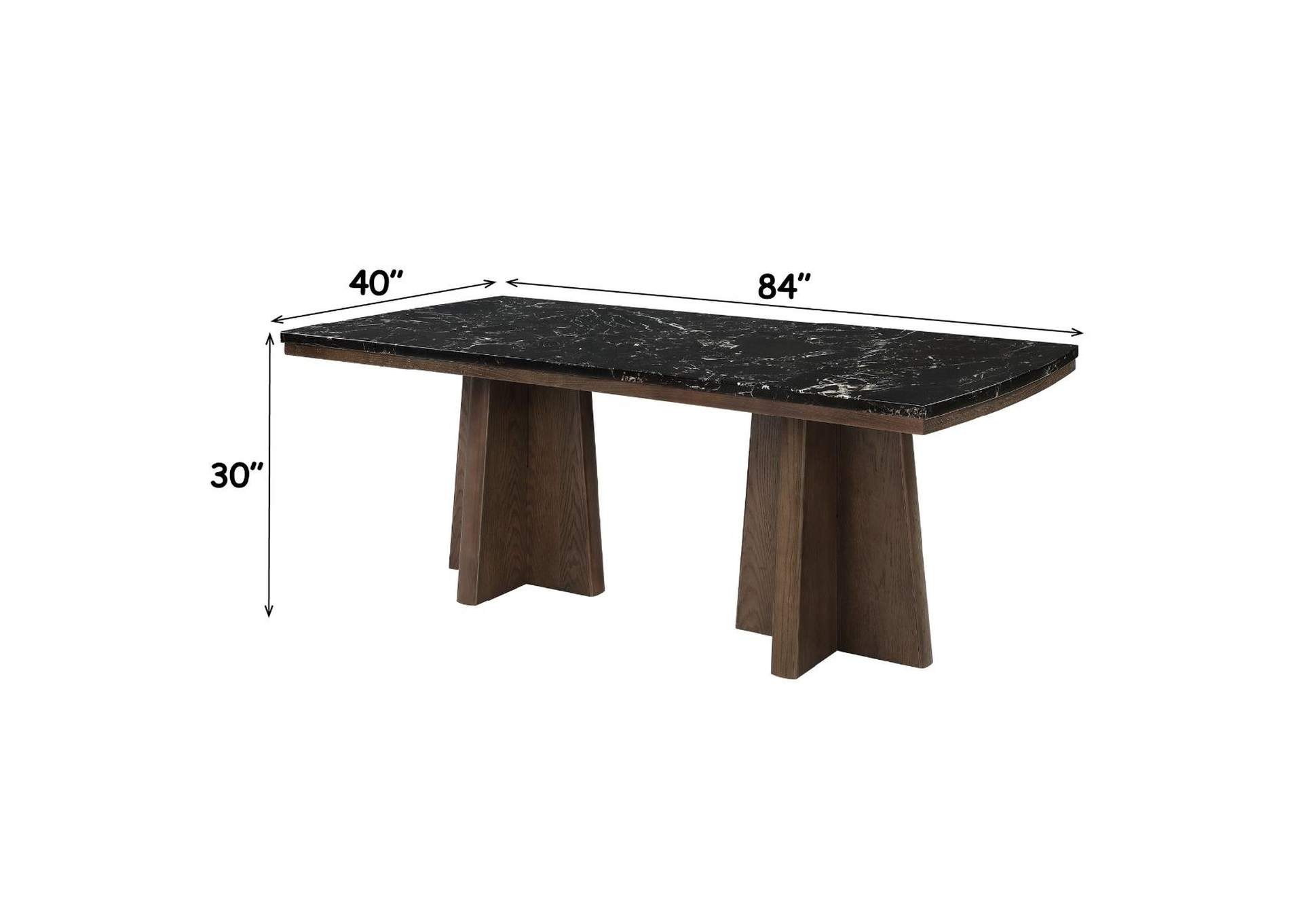 Estella Dining Table with Marble Top image 8