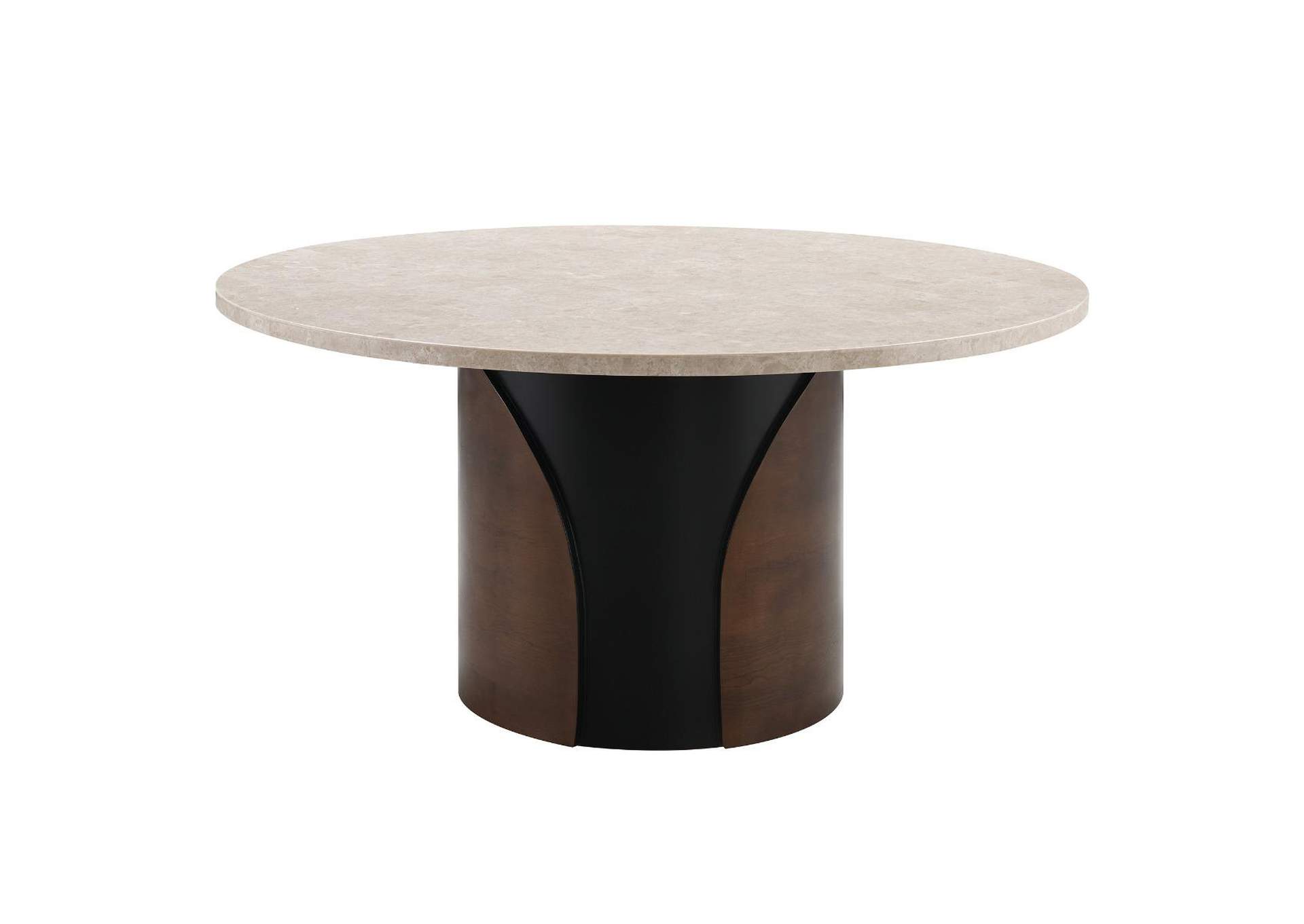 Rufina Round Dining Table with Marble Top image 4