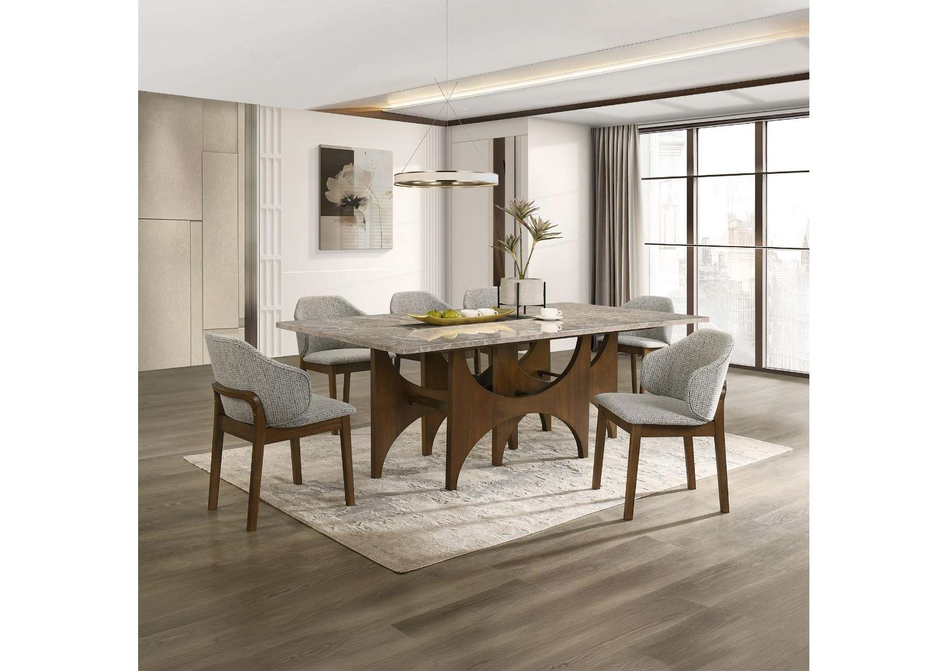 Oleia Dining Table with Engineered Marble image 3