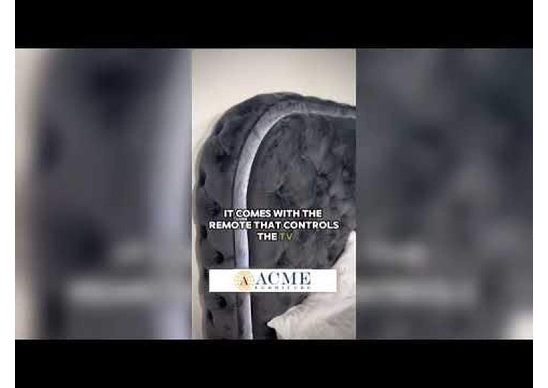 Kana Eastern King Bed with Led, Fireplace and TV Stand image 9