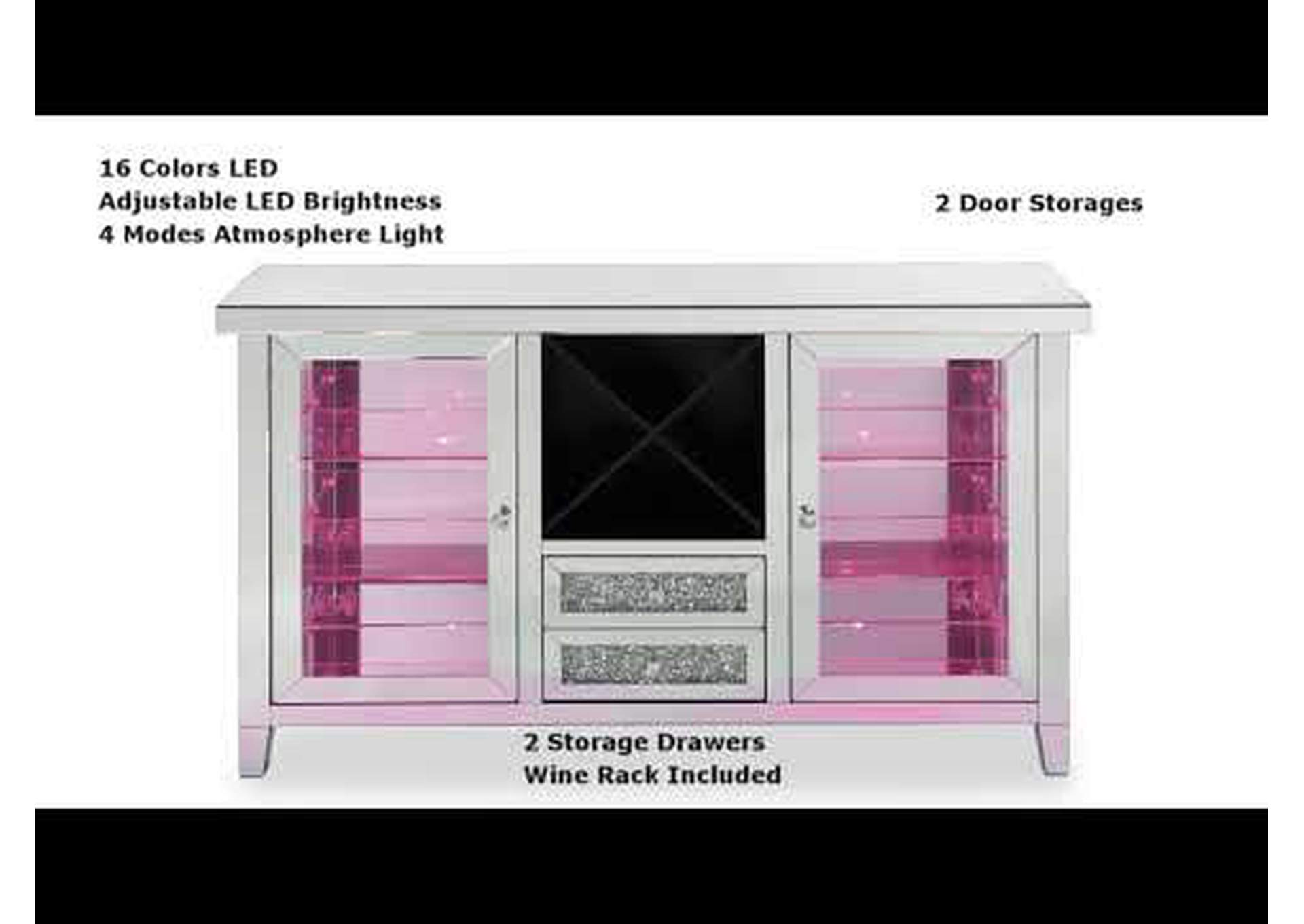 Noralie Wine Cabinet with Led image 14