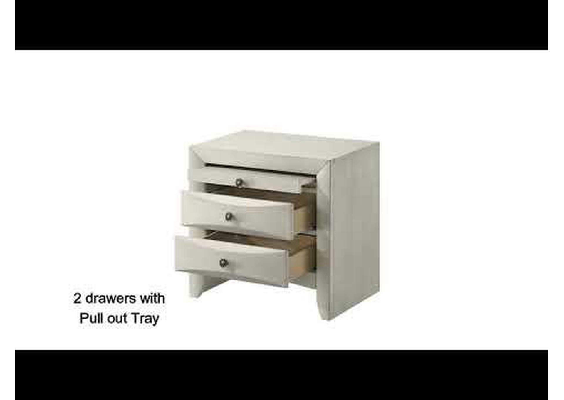 Ramondi Queen Bed with Storage and Led image 10