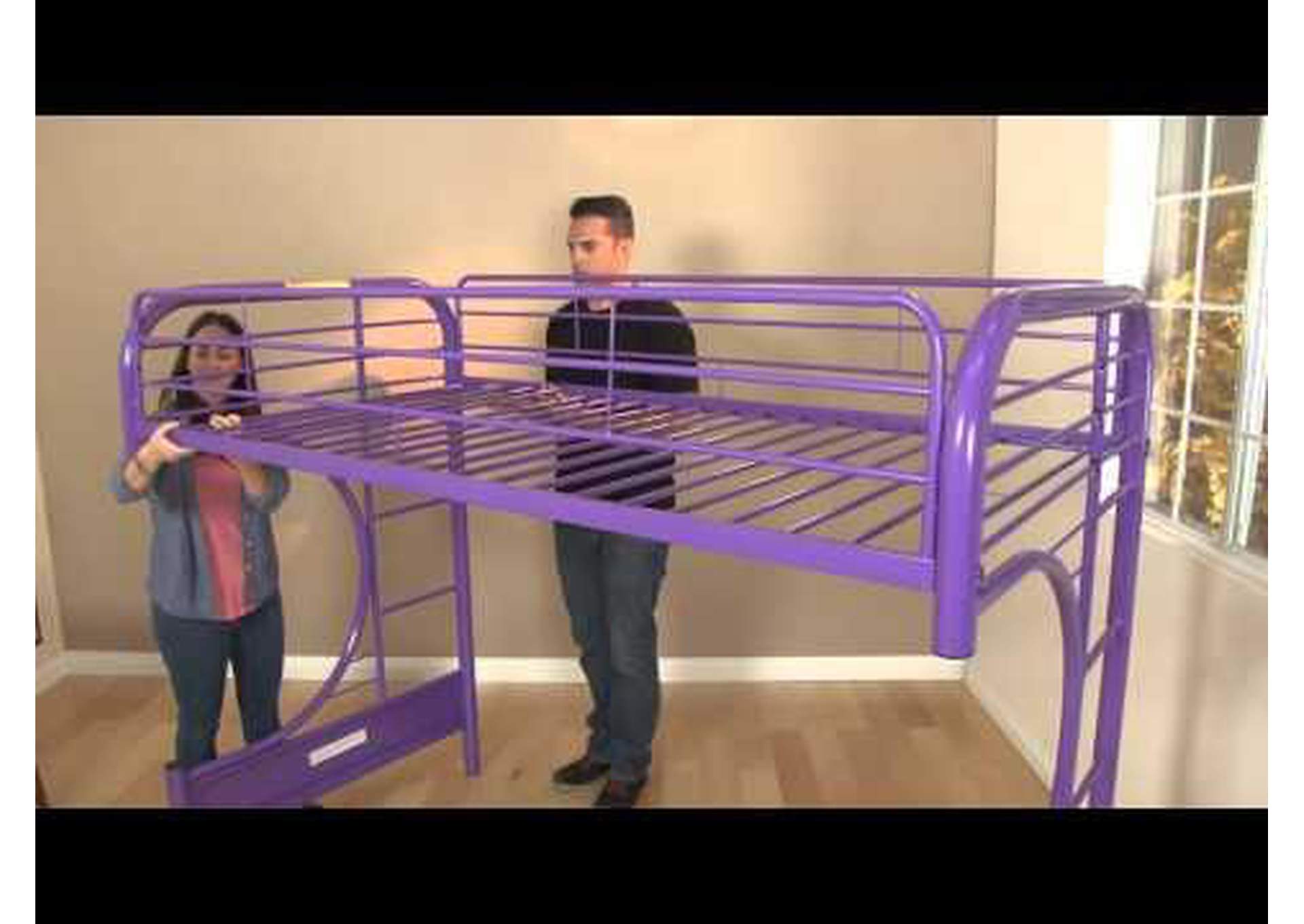 Eclipse Twin-Full Futon Bunk Bed image 7