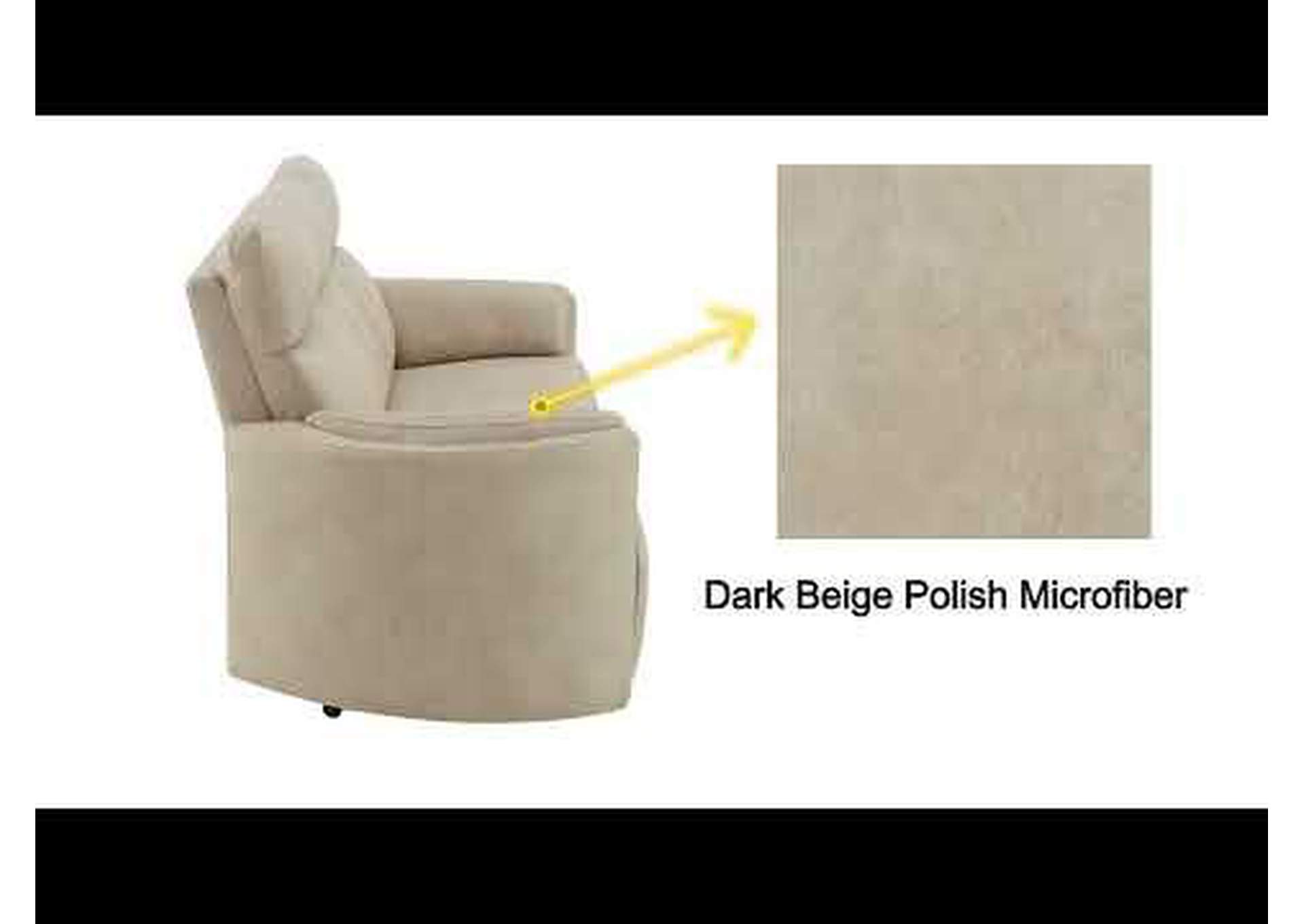 Elison Motion Loveseat with Console image 14