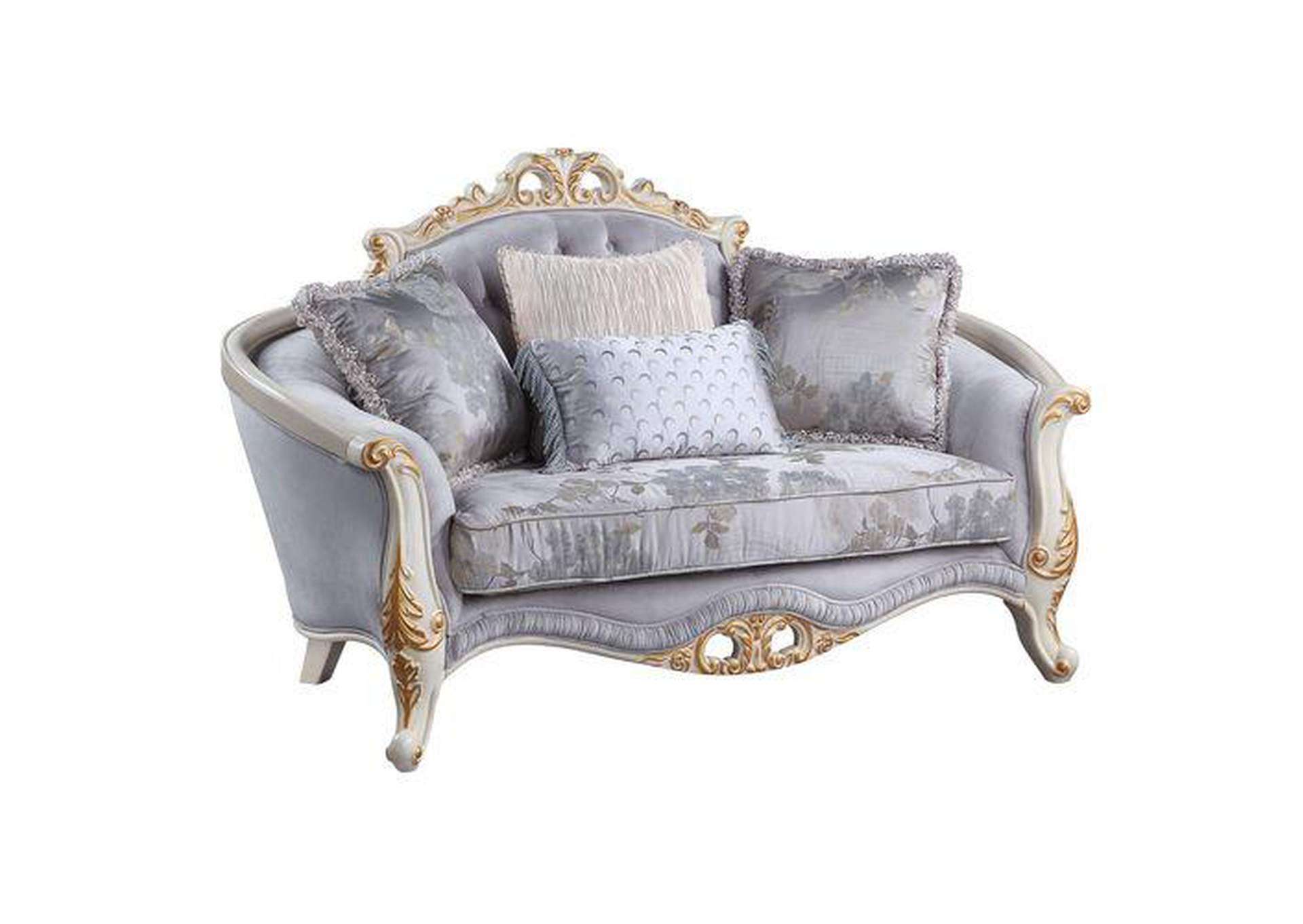 Galelvith Loveseat with 4 Pillows image 1