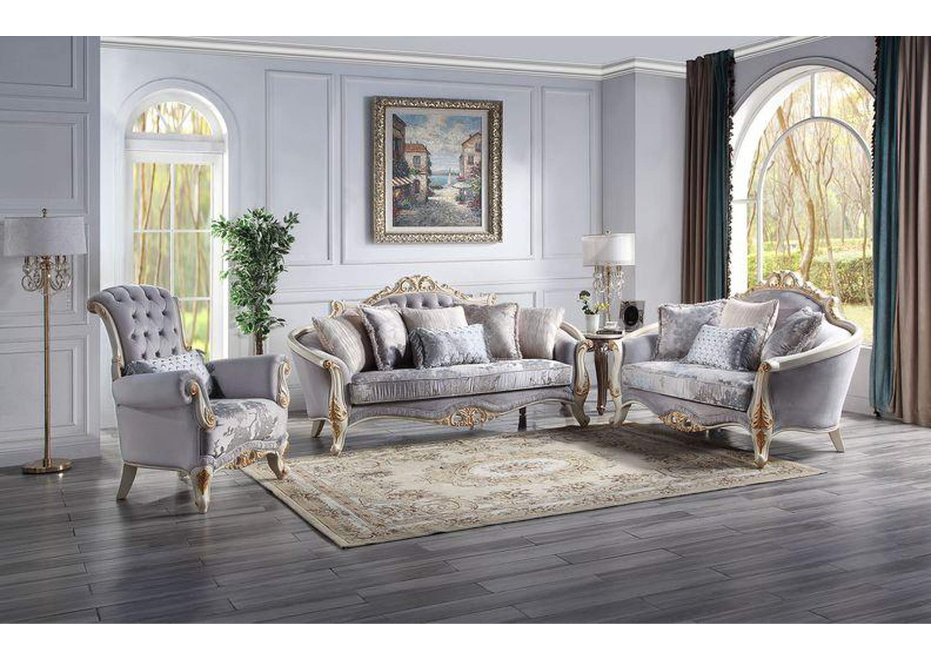 Galelvith Loveseat with 4 Pillows image 6