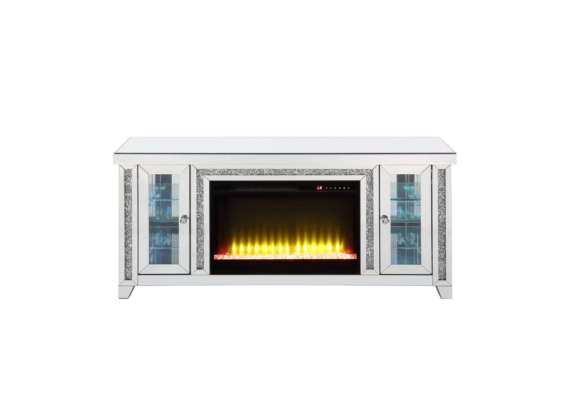 Noralie TV Stand with Fireplace and Led image 9