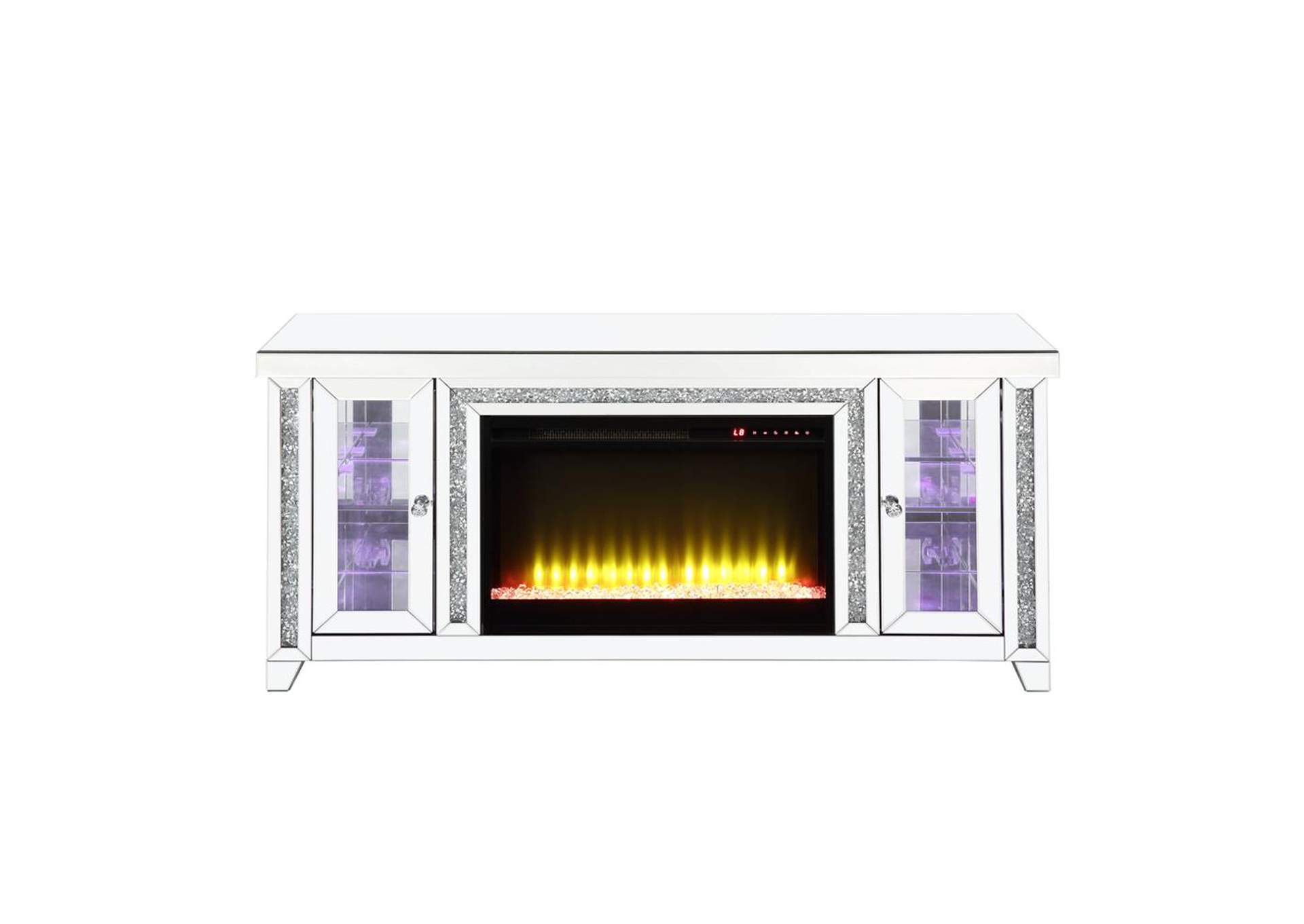 Noralie TV Stand with Fireplace and Led image 10