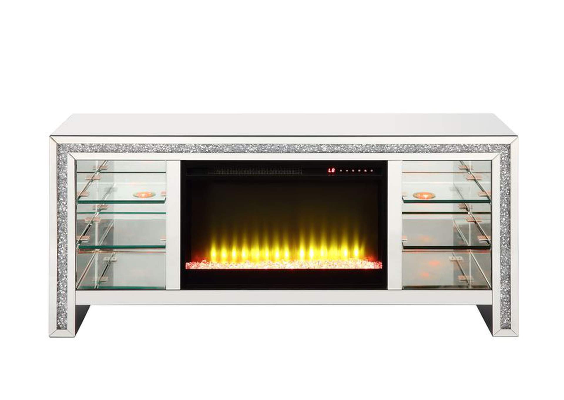 Noralie TV Stand with Fireplace and Led image 5