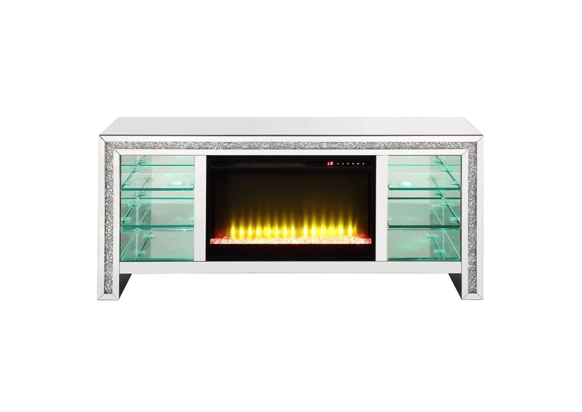 Noralie TV Stand with Fireplace and Led image 5