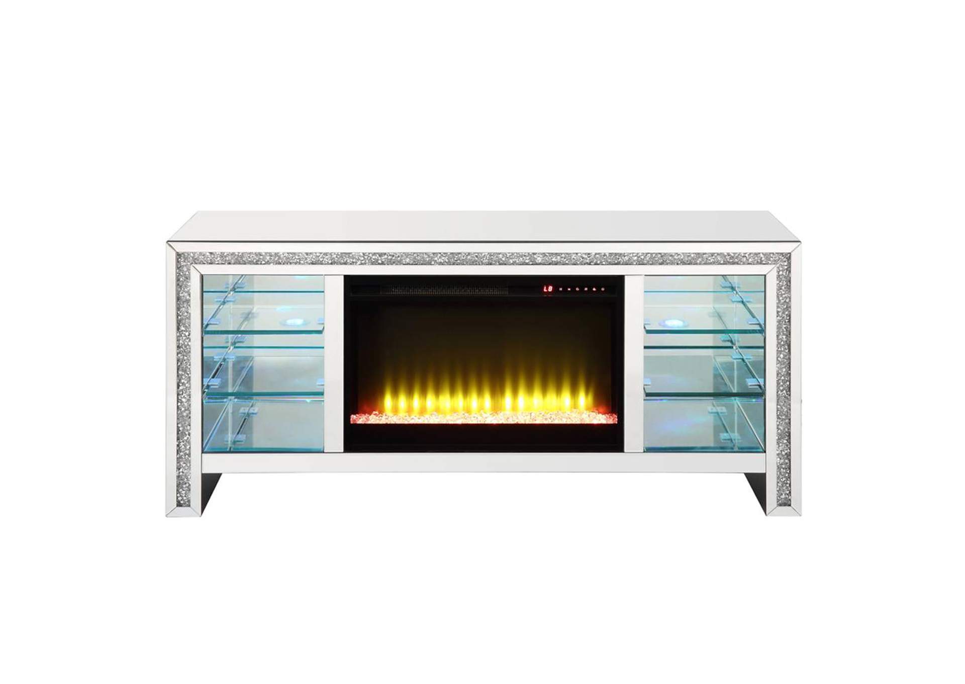 Noralie TV Stand with Fireplace and Led image 6