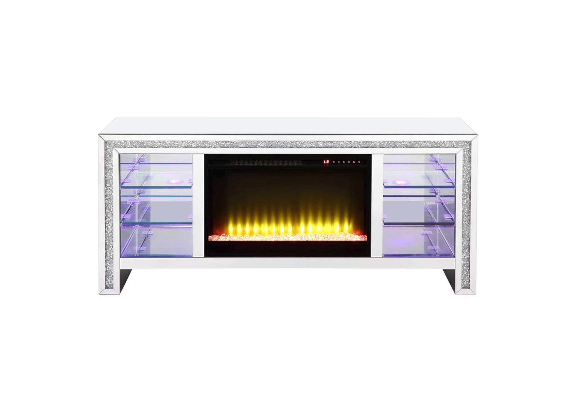 Noralie TV Stand with Fireplace and Led image 7