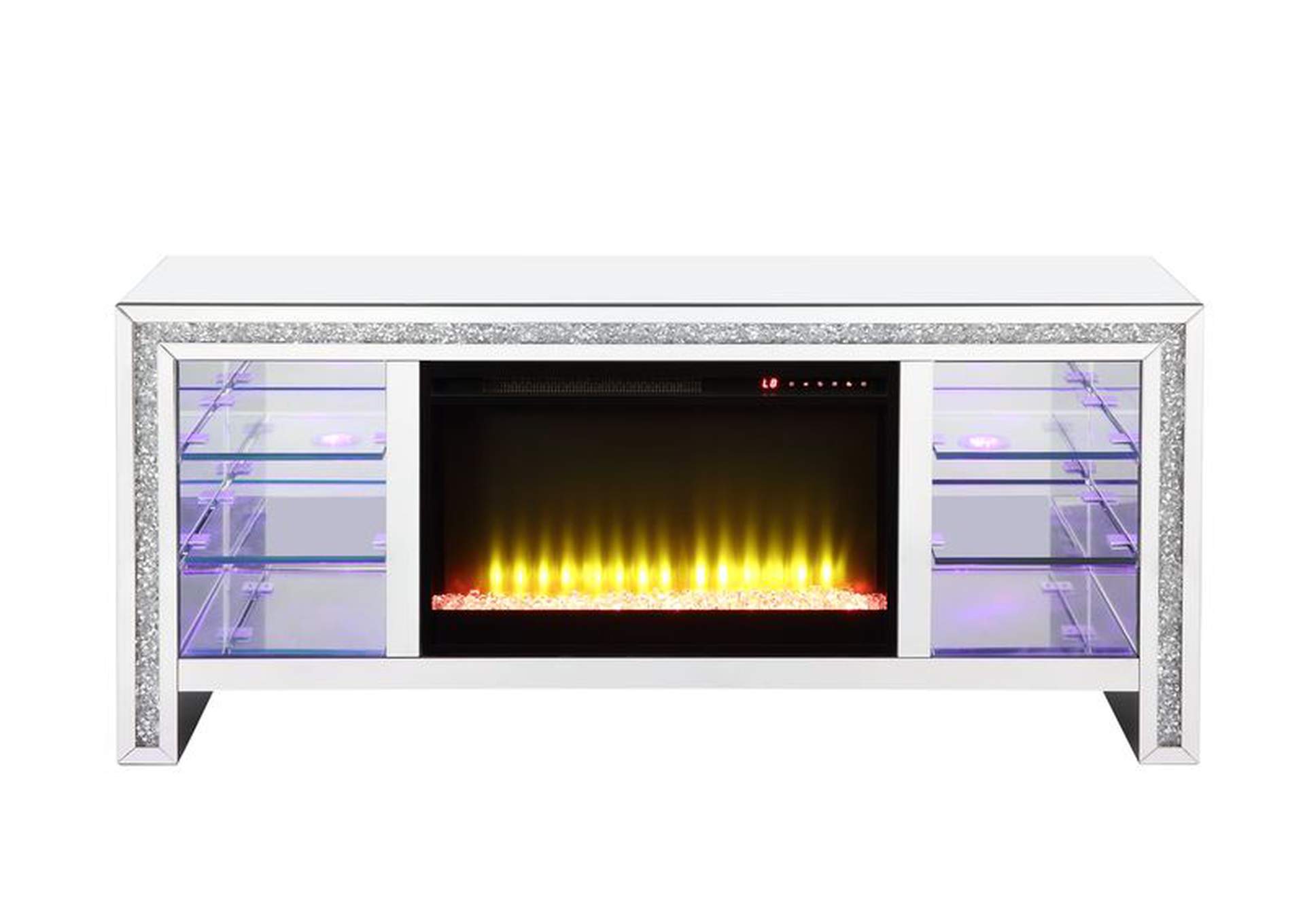 Noralie TV Stand with Fireplace and Led image 8