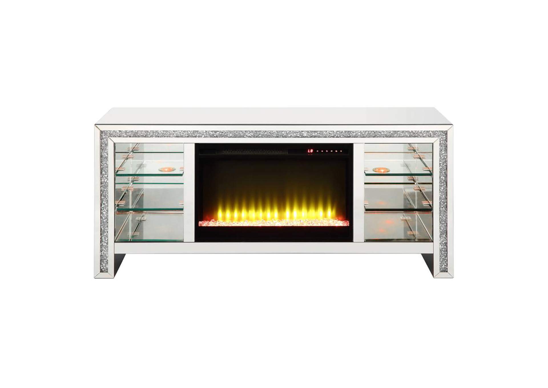 Noralie TV Stand with Fireplace and Led image 9