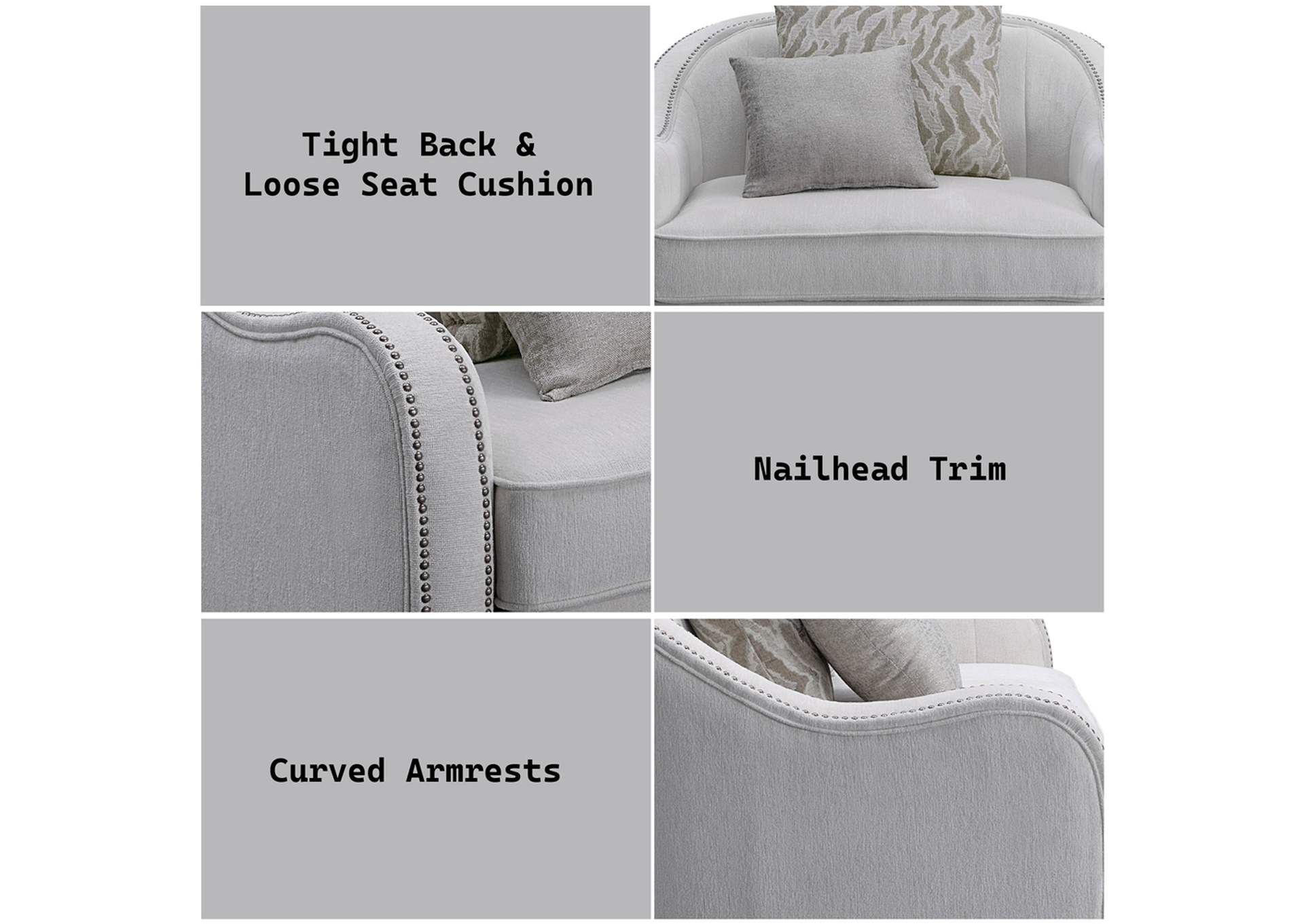 Mahler Chair with 2 Pillows image 10